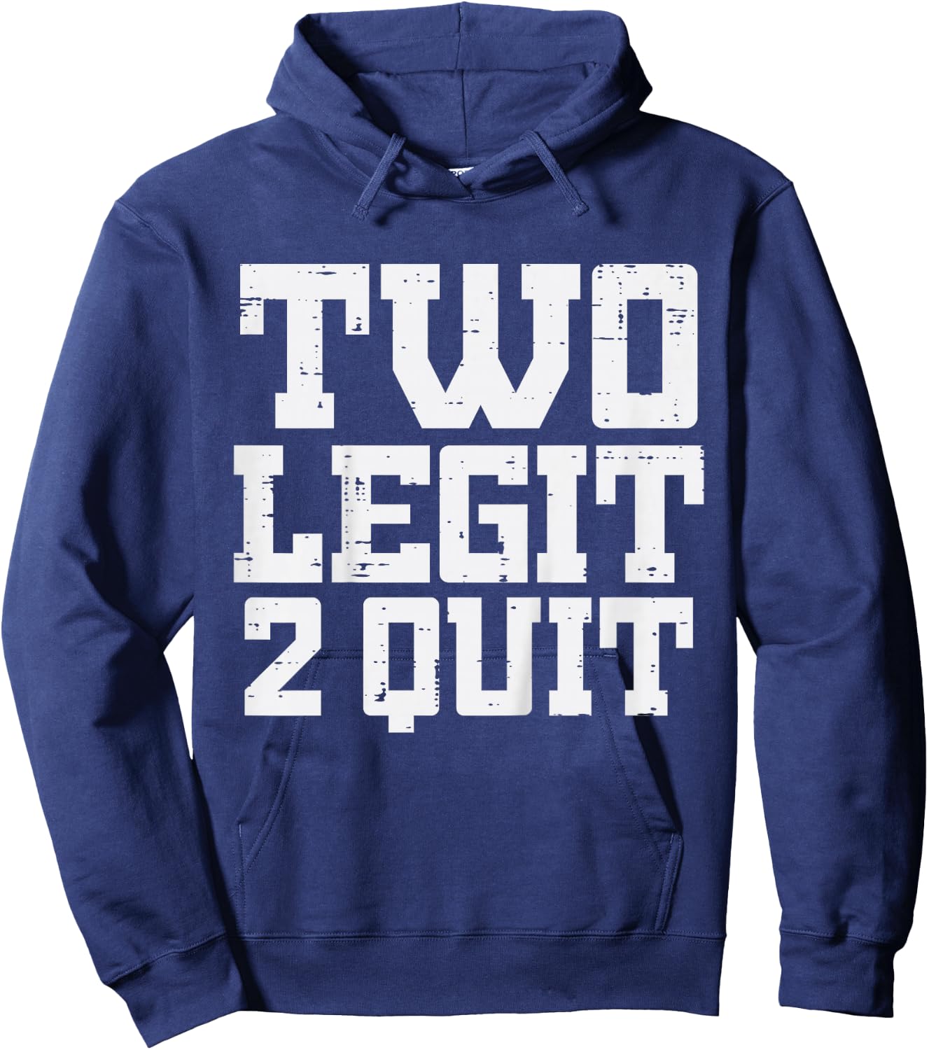 2nd Birthday Two Legit 2 Quit 2 Years Old Girls Boys Kids Hoodie - Hoodie | Navy