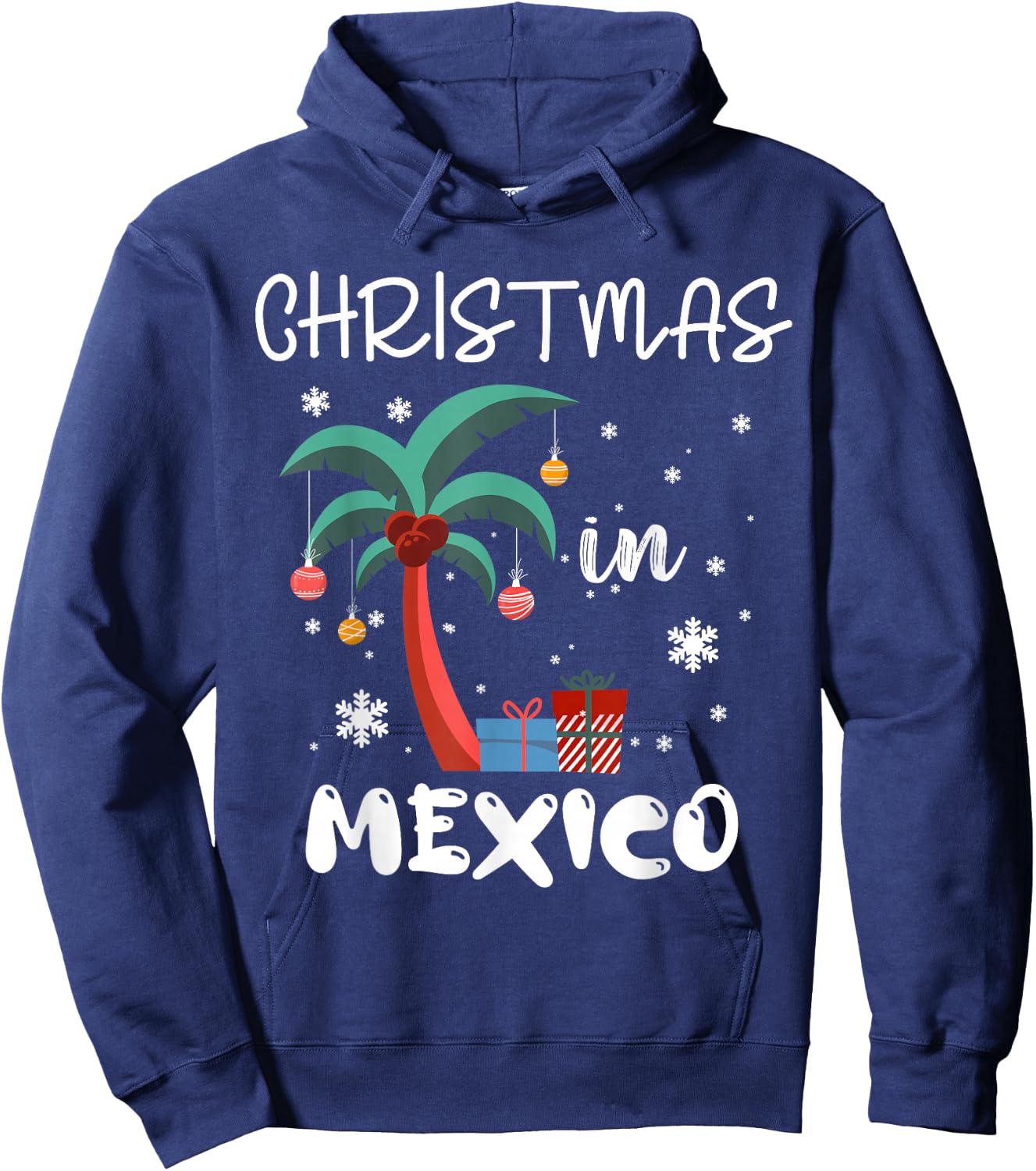 Christmas In MEXICO Trip 2025 Family Reunion Matching Hoodie - Hoodie | Navy