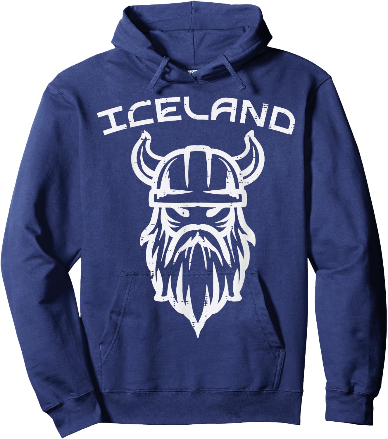 Viking Head Iceland Norse Mythology Icelandic Men Kids Women Hoodie - Hoodie | Navy