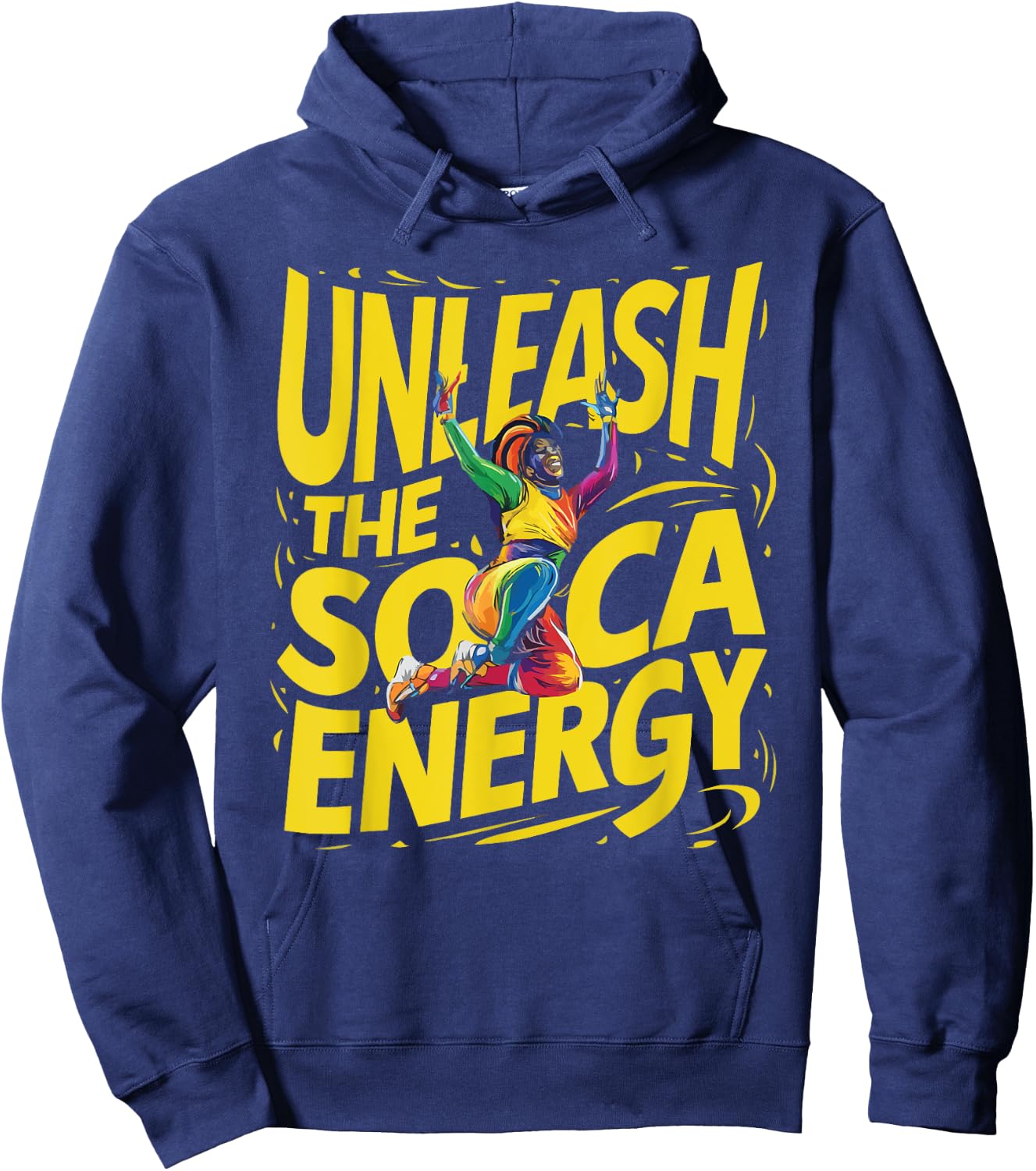 Soca Dancing Trinidad And Tobago Dancer Soca Music Hoodie - Hoodie | Navy