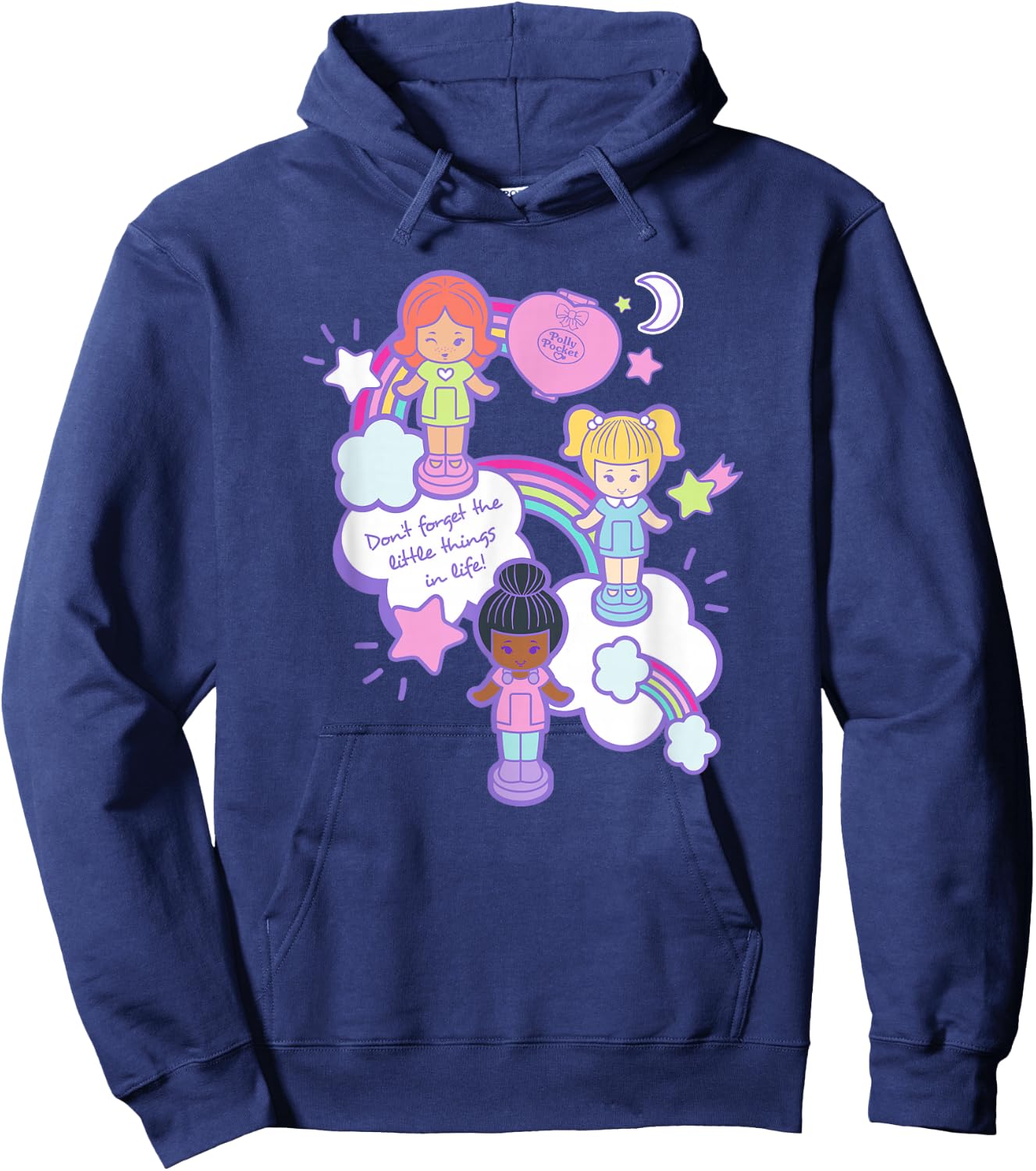 Polly Pocket - Don't Forget The Little Things in Life Hoodie - Hoodie | Navy