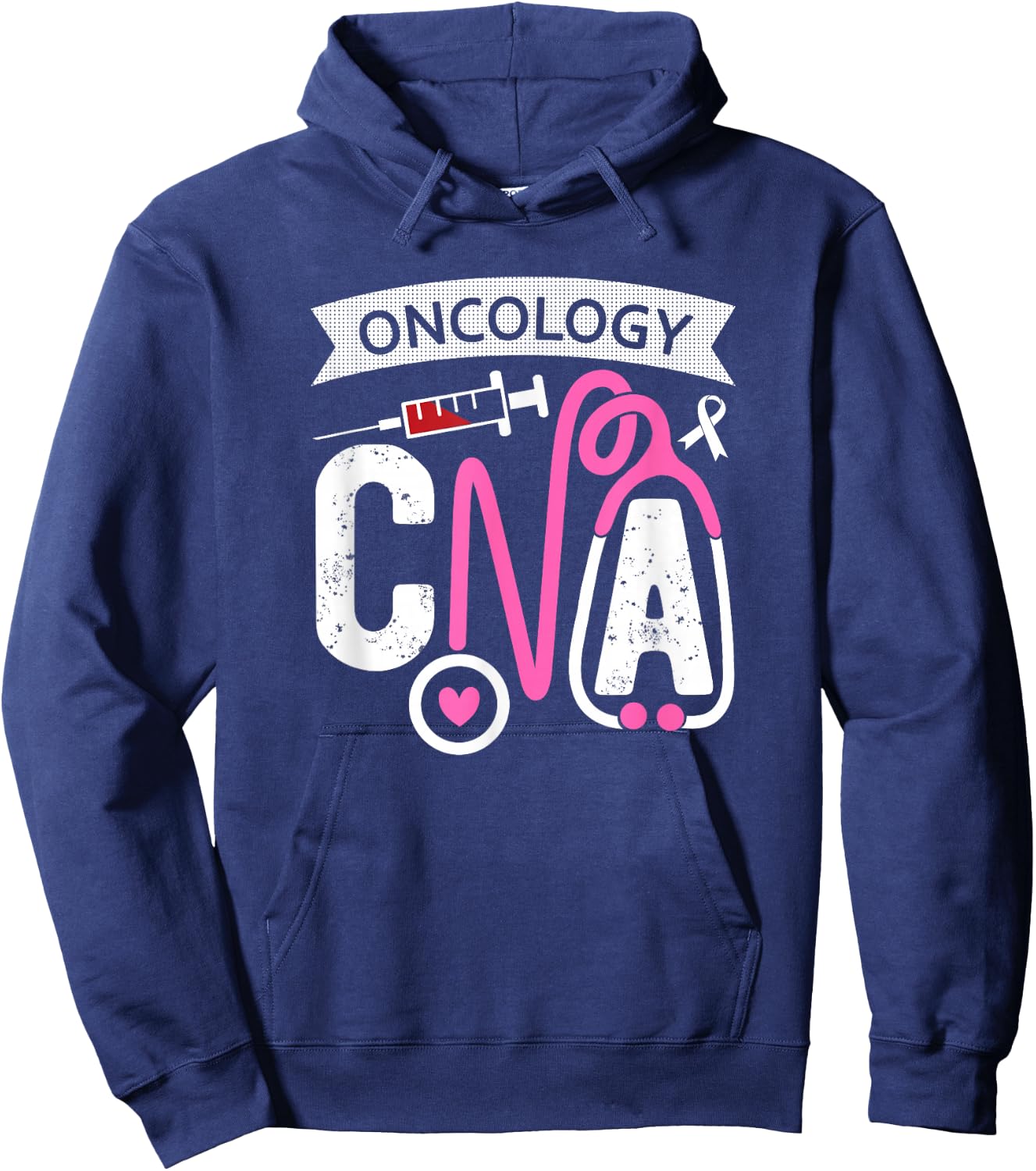 Oncology CNA Certified Nursing Assistant Nurse Oncology Hoodie - Hoodie | Navy