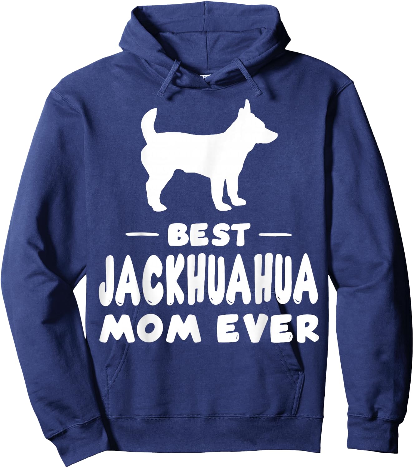 Best Jackahuahua Mom Ever Hoodie - Hoodie | Navy