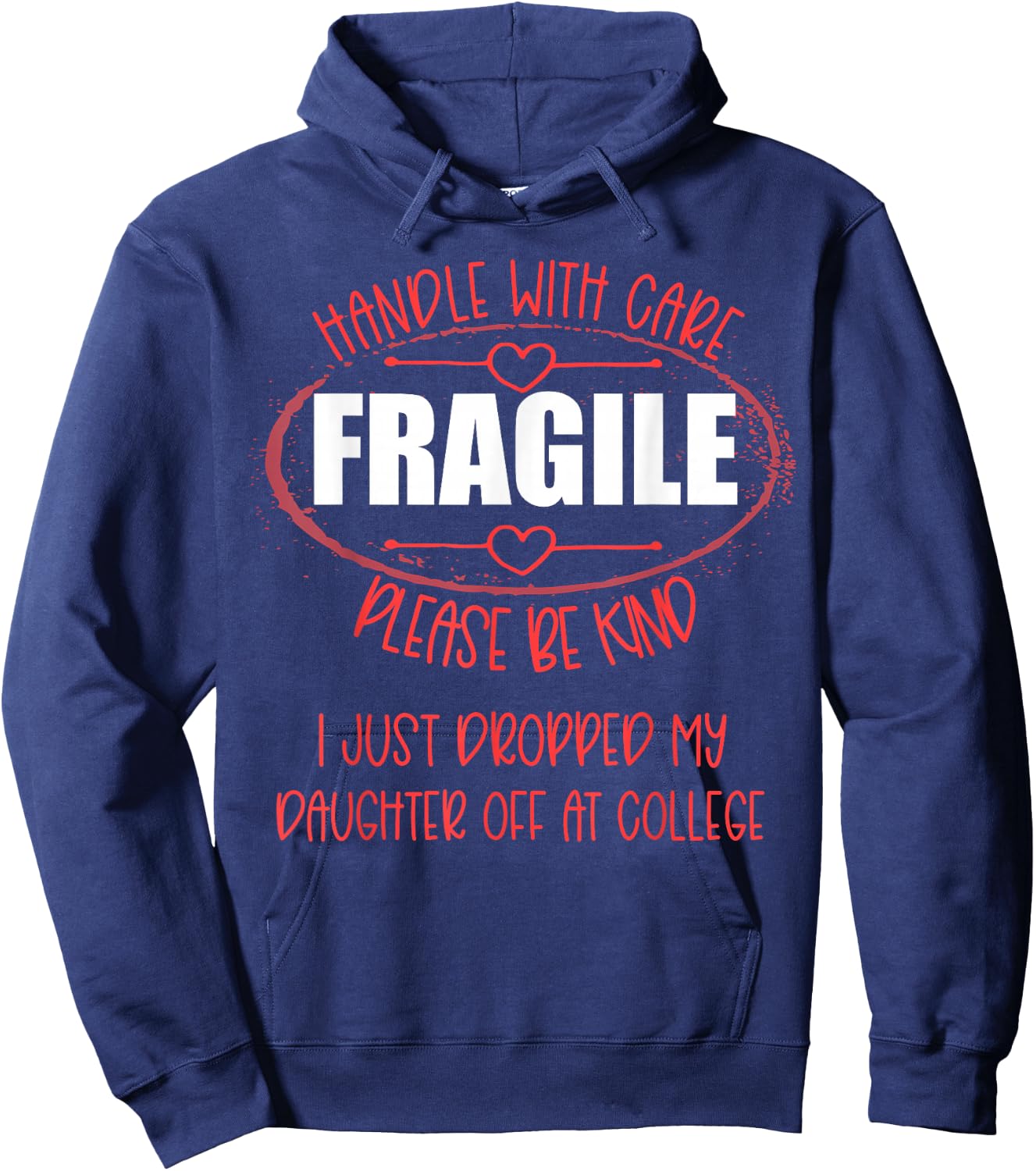 Kid Leaving For College For Mom Daughter Going To College Hoodie - Hoodie | Navy