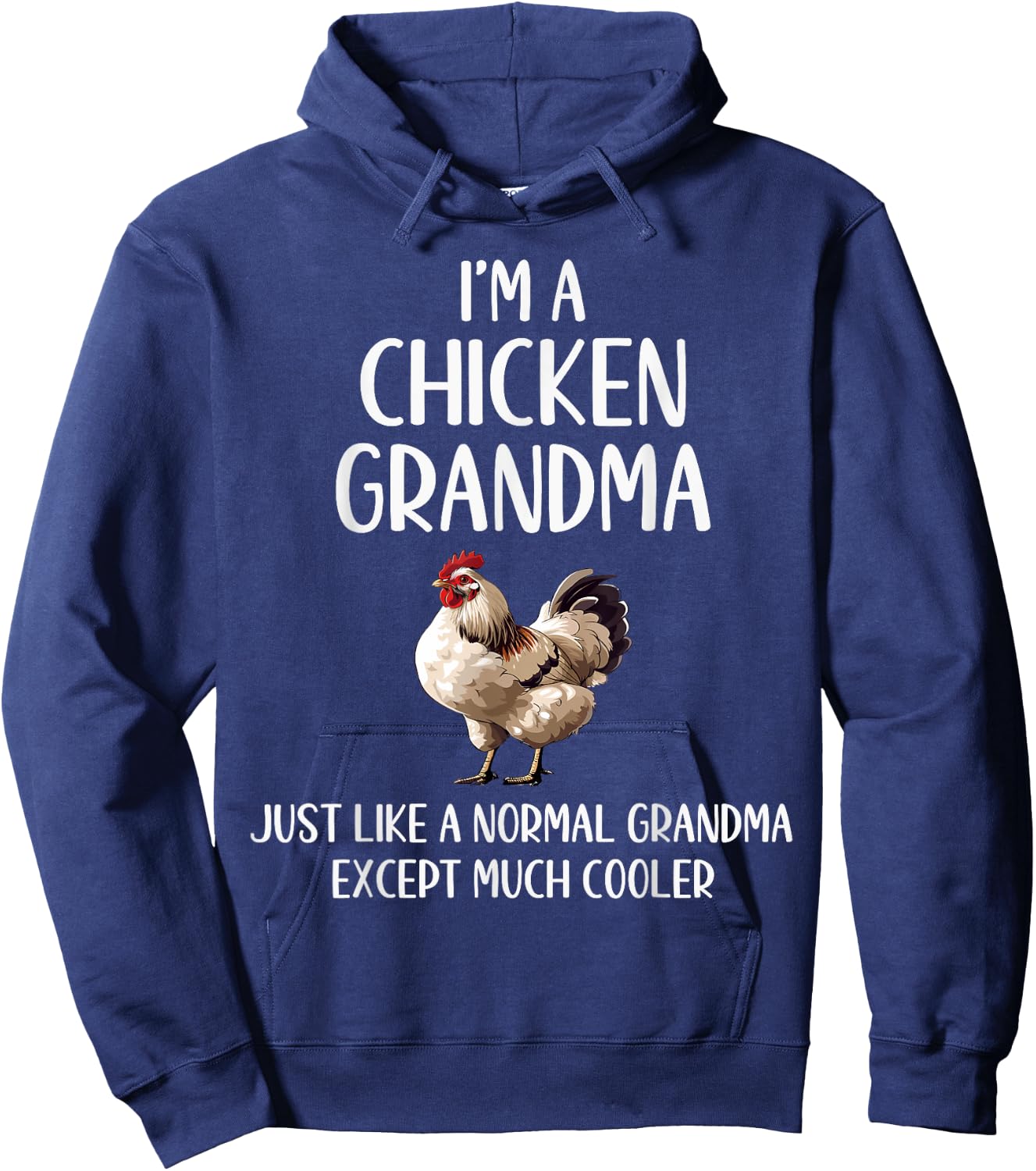 Chicken Grandma Definition Chicken Lovers Farmer Mothers Day Hoodie - Hoodie | Navy