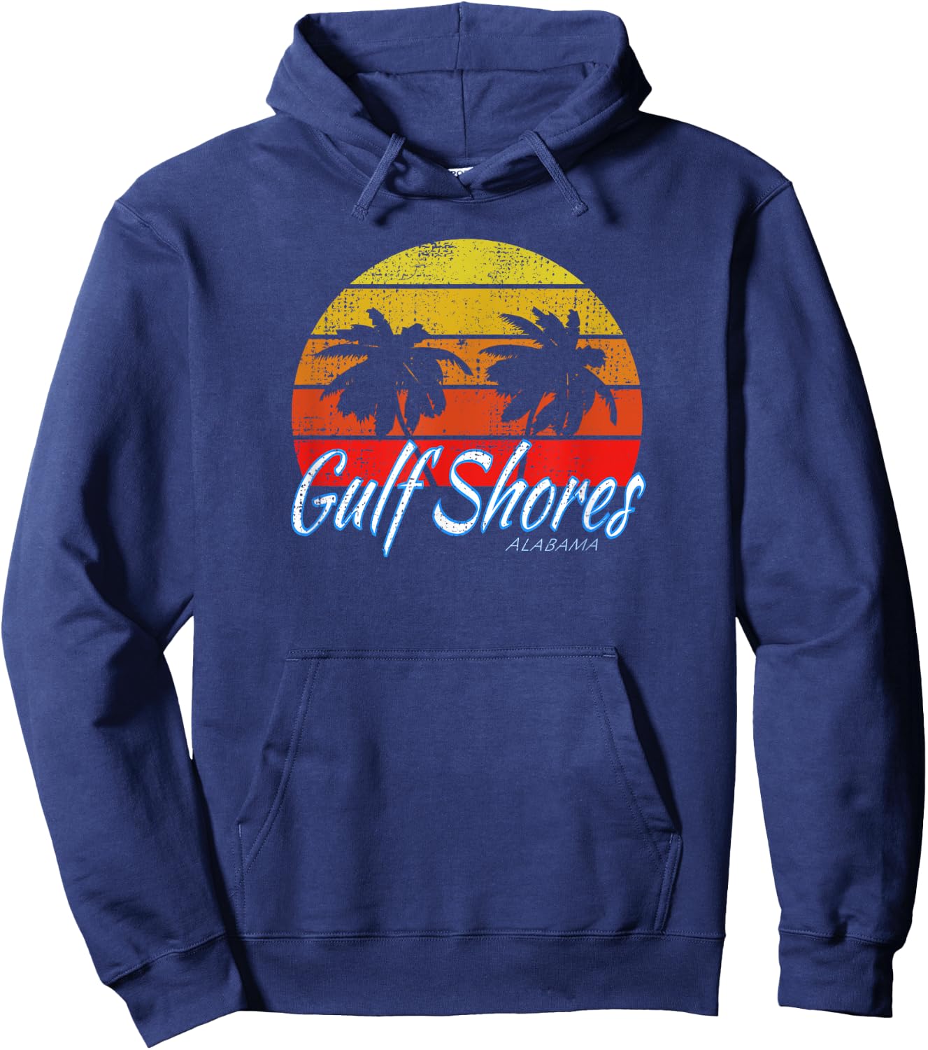 Gulf Shores, Alabama USA - Gulf of Mexico Hoodie - Hoodie | Navy