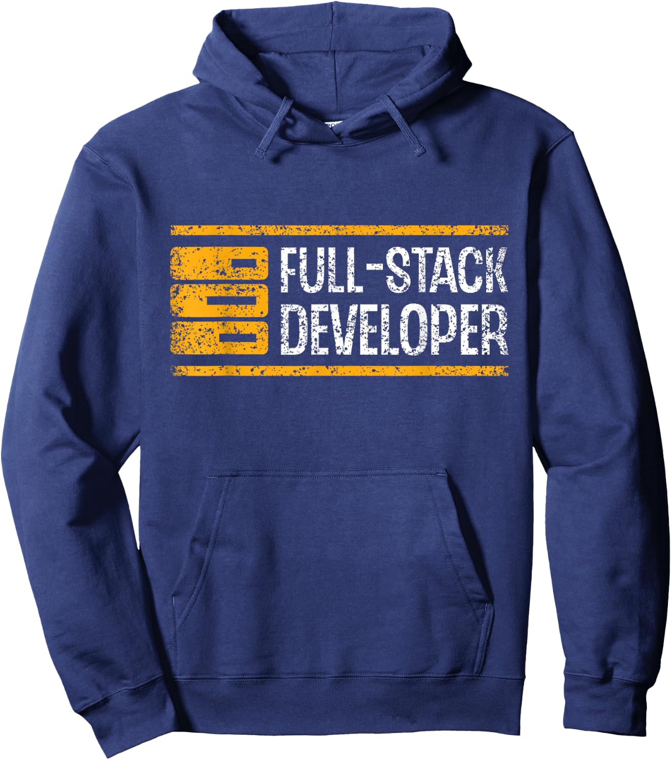 Full Stack Developer Sayings Coder Programmer Code Coding Hoodie - Hoodie | Navy