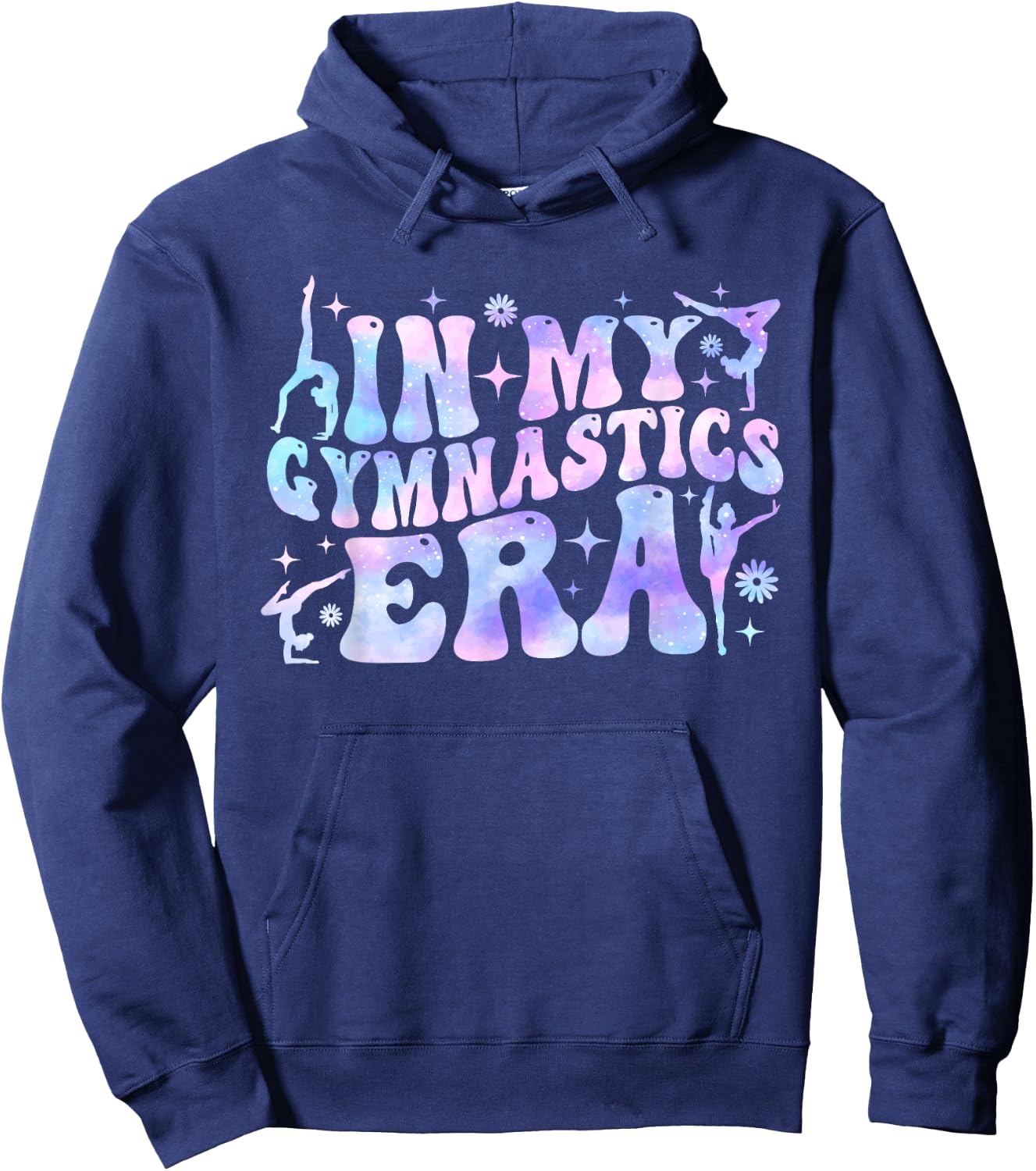 In My Gymnastics Era Women Girls Retro Gymnast Exercise Hoodie - Hoodie | Navy