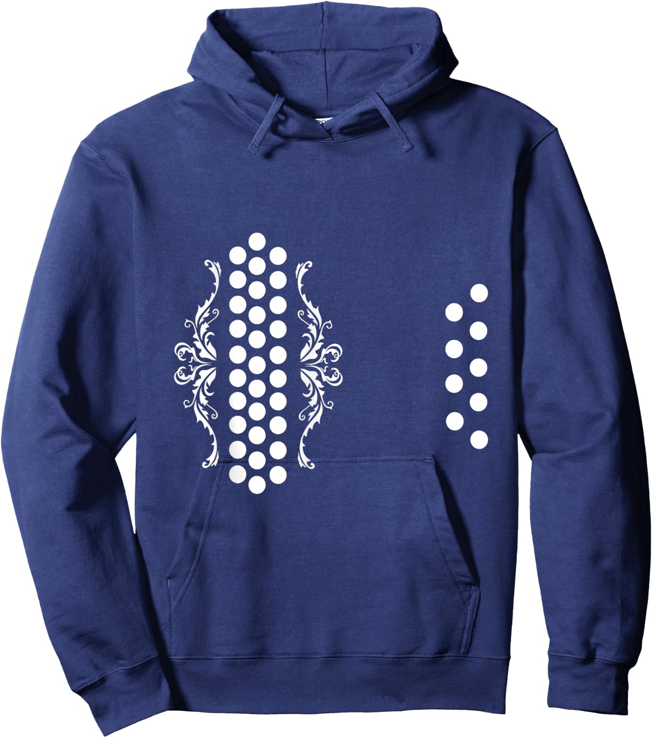 Novelty Mexican Air Accordion Musician Hobby Learn Musician Hoodie - Hoodie | Navy