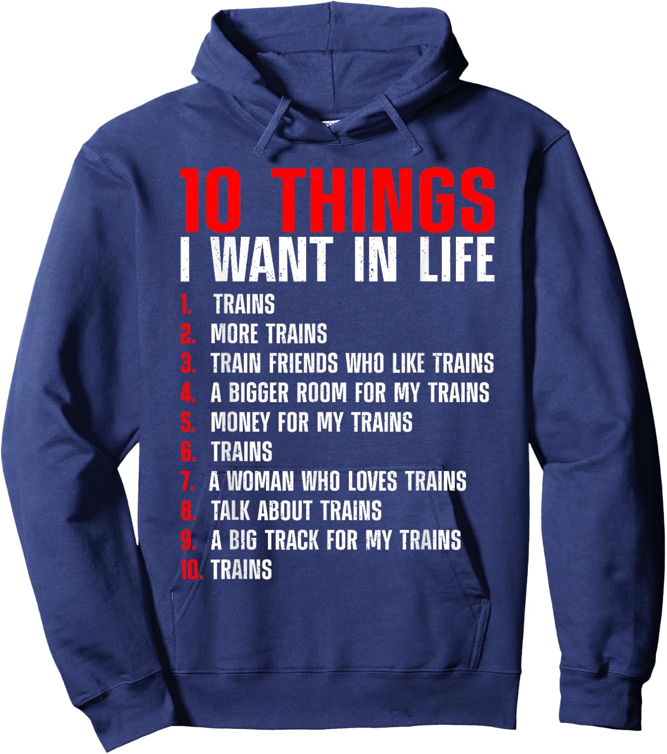 Cool Train Art Women Kids Railroad Model Train Lover Hoodie - Hoodie | Navy