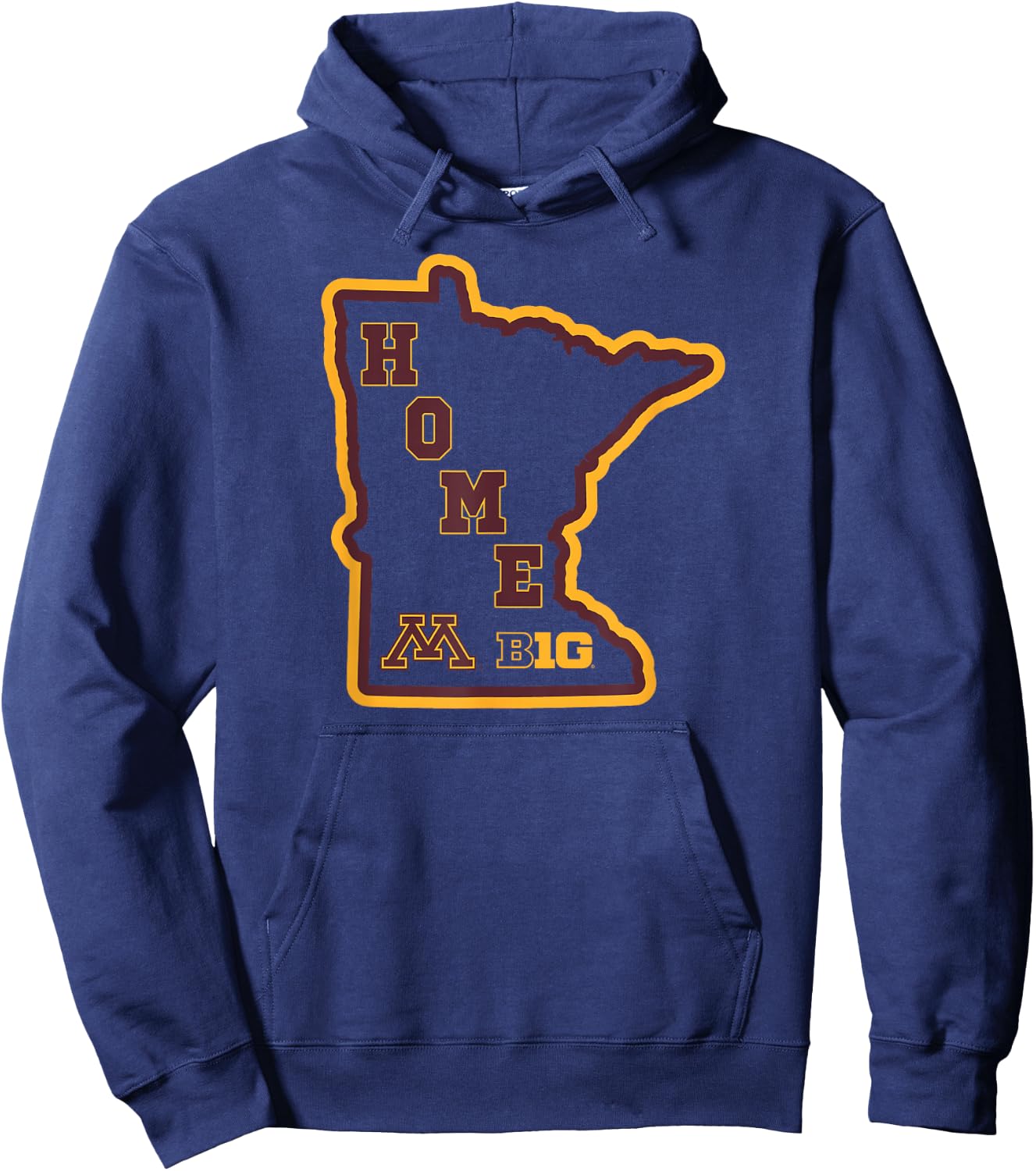 Minnesota Golden Gophers Big 10 Home State Hoodie - Hoodie | Navy