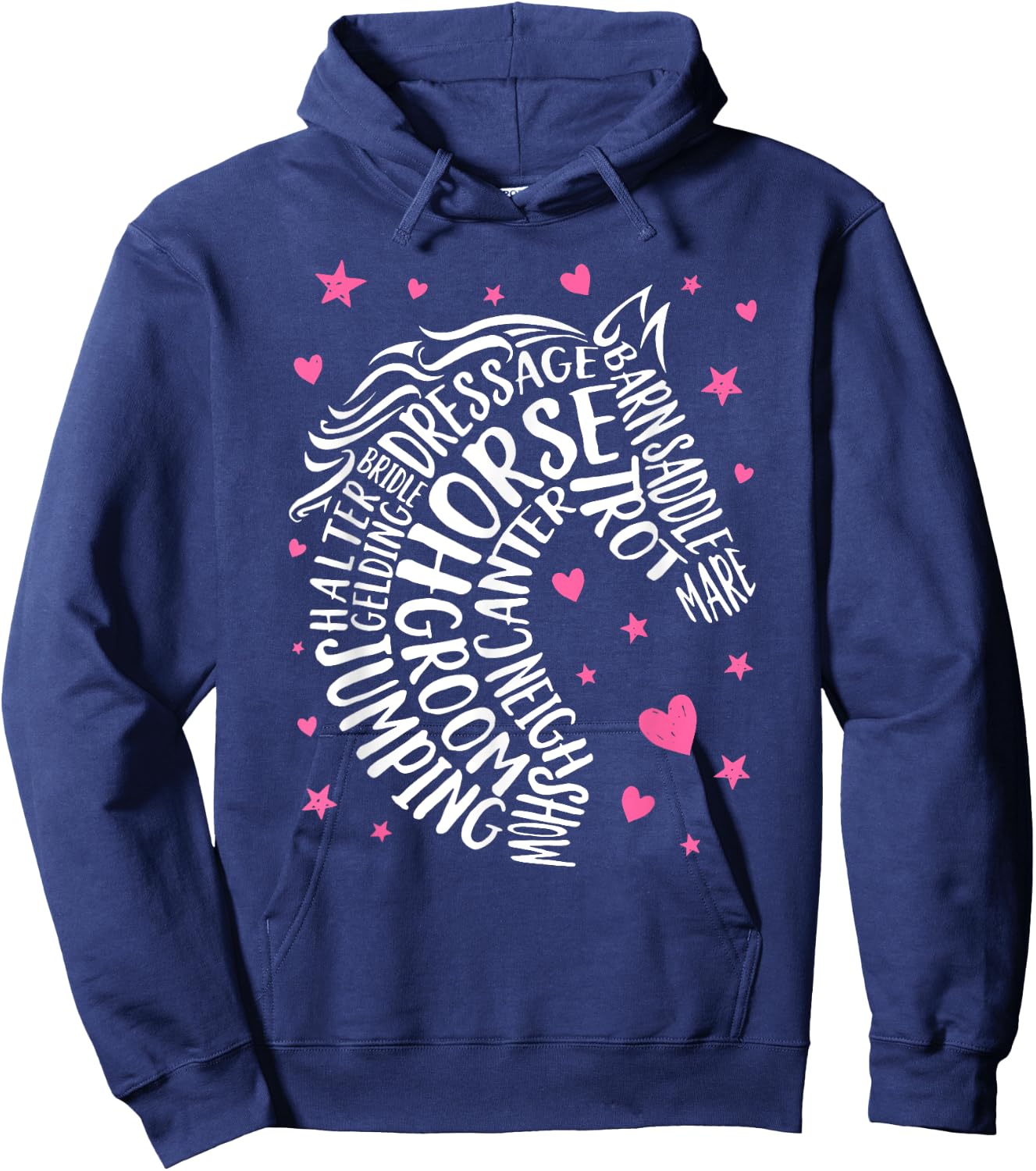 Horse Groom Funny Horse Riding Funny Groom Canter Make Trot Hoodie - Hoodie | Navy