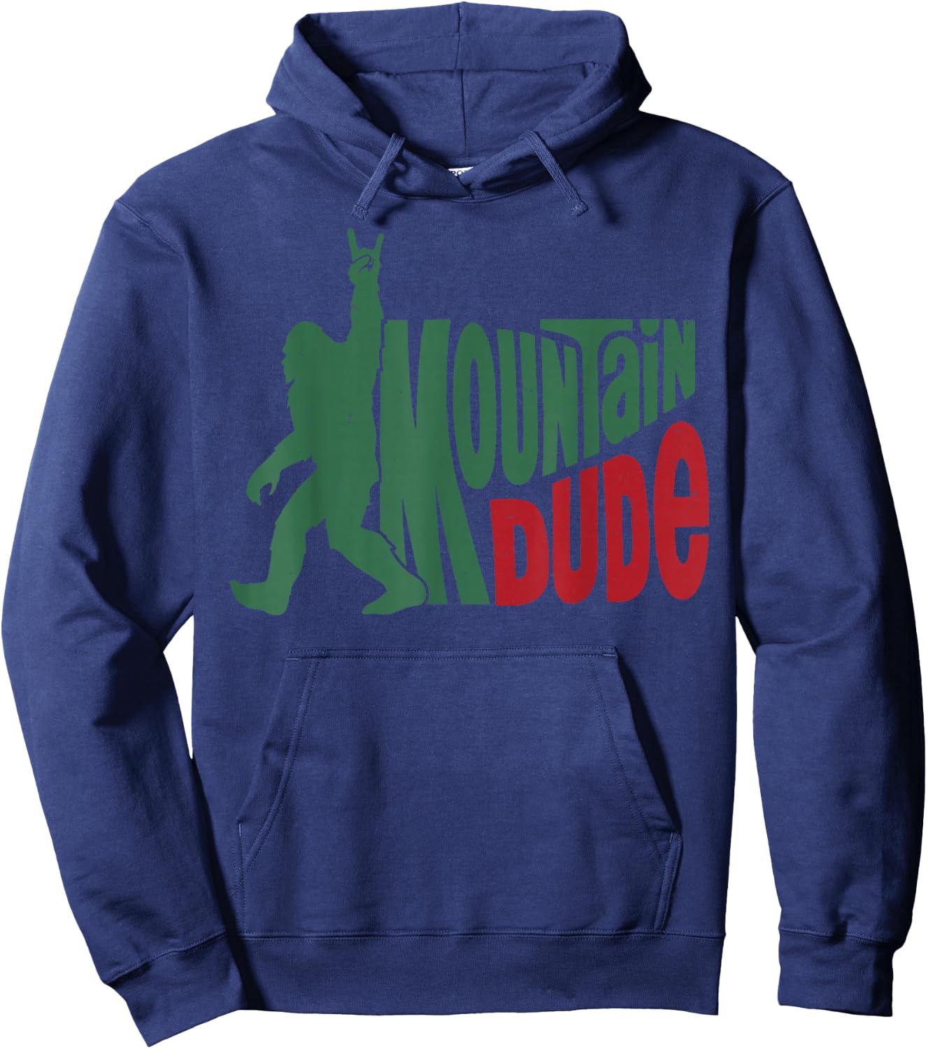 Bigfoot Mountain Dude Hoodie - Hoodie | Navy