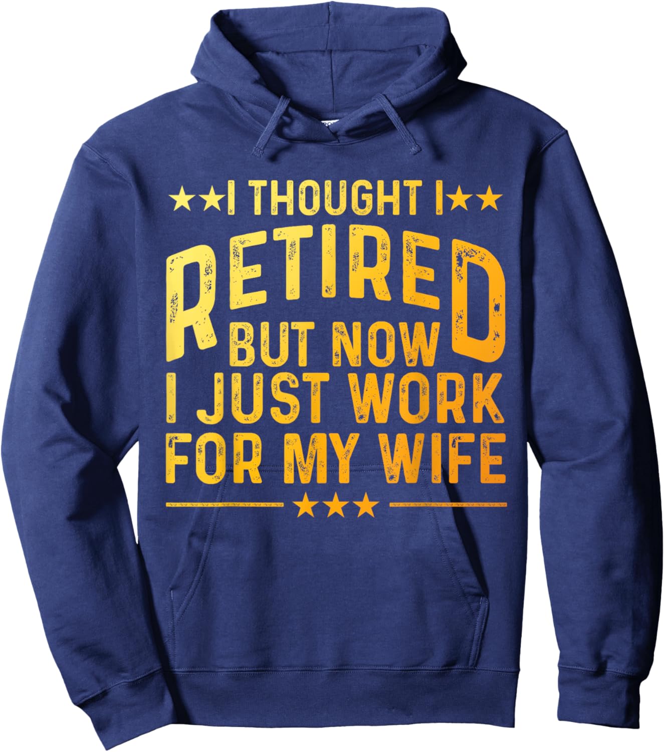 Funny Retired Design Boys Retired Retiree Retirement Hoodie - Hoodie | Navy