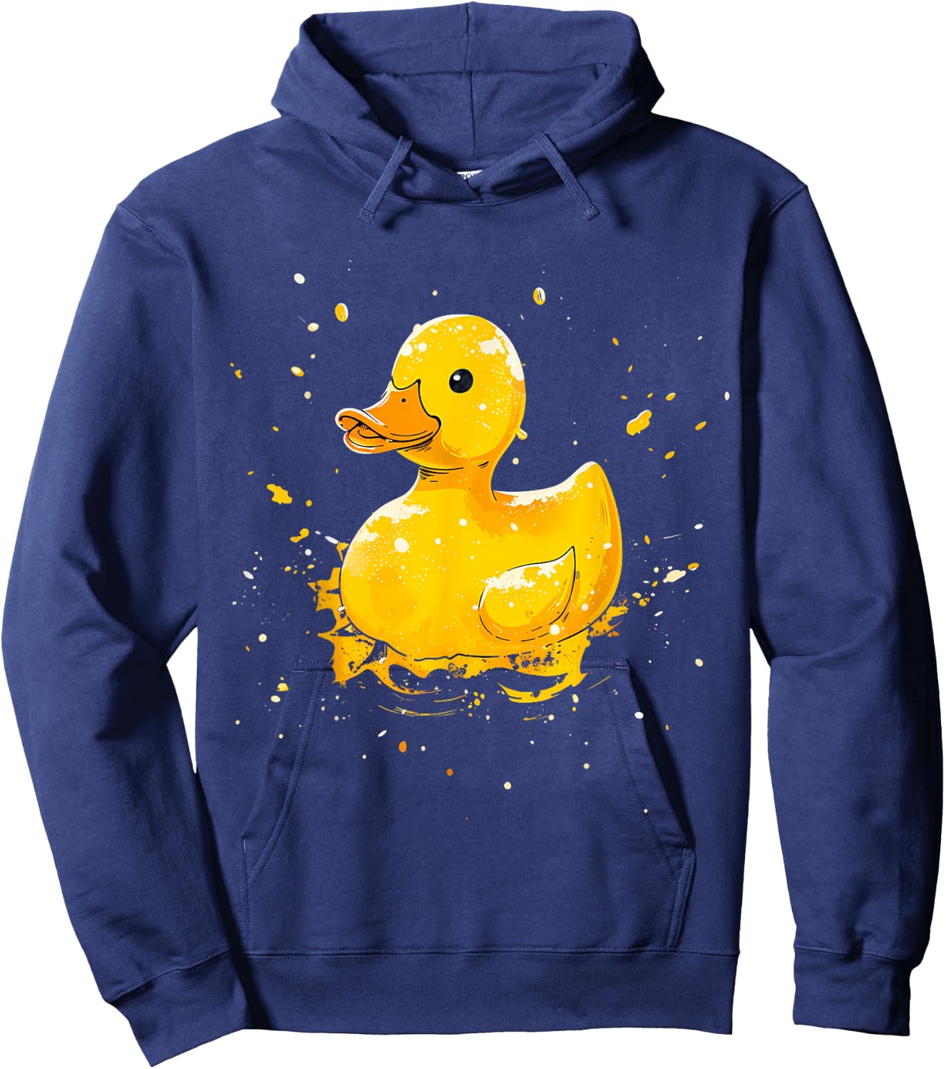 Rubber Duck Watercolor Rubber Duckling Rubber Duck Lover Hoodie - Hoodie | Navy