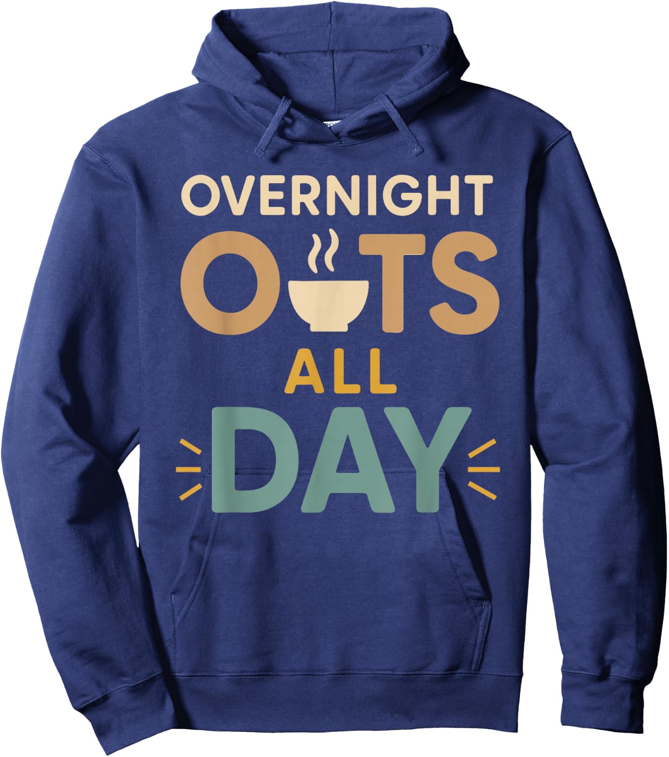 Oatmeal Breakfast Culture Overnight Oats Baked Oats Gift Hoodie - Hoodie | Navy
