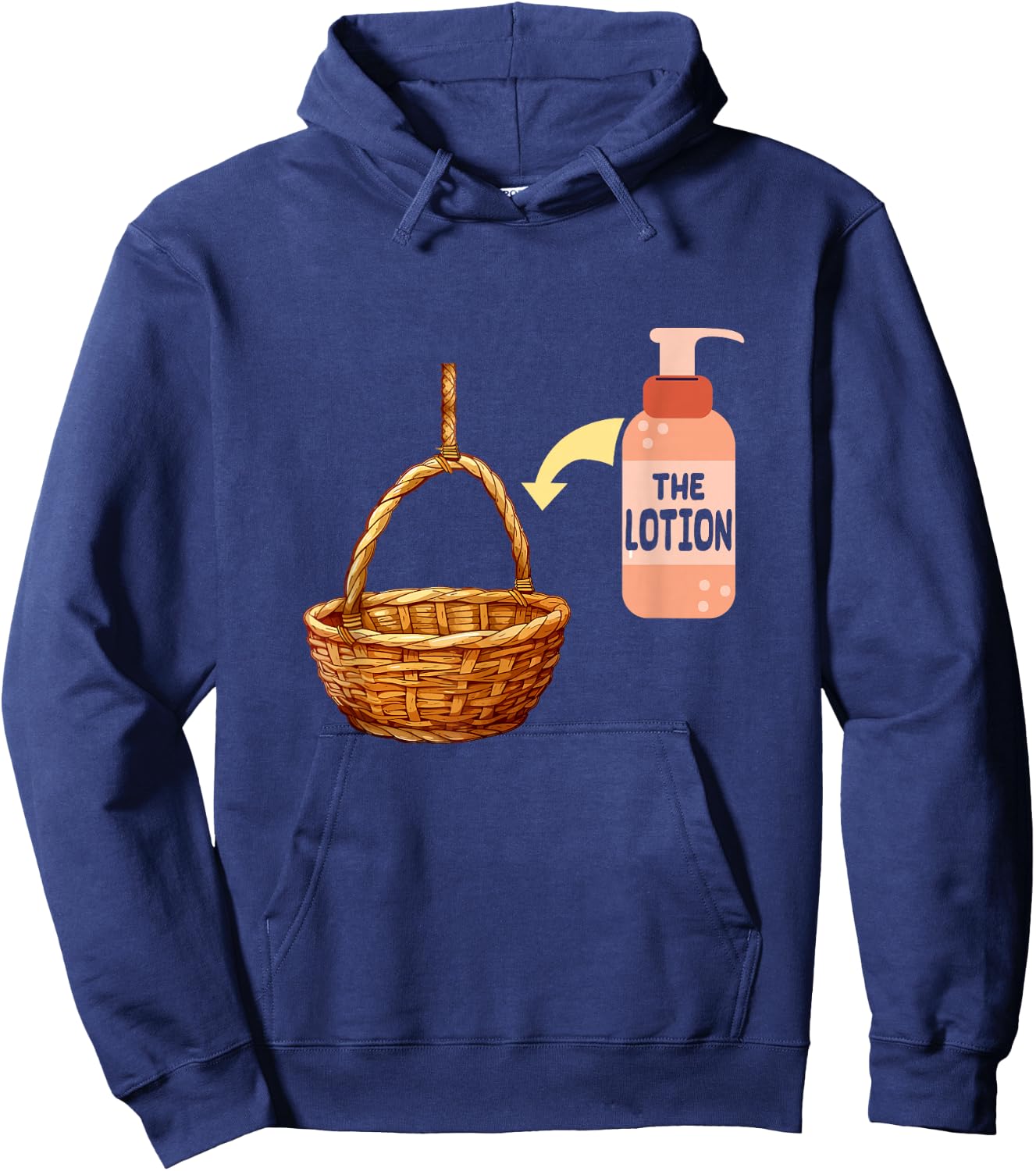 Put the Lotion in the Basket Halloween Costume Parody Art Hoodie - Hoodie | Navy