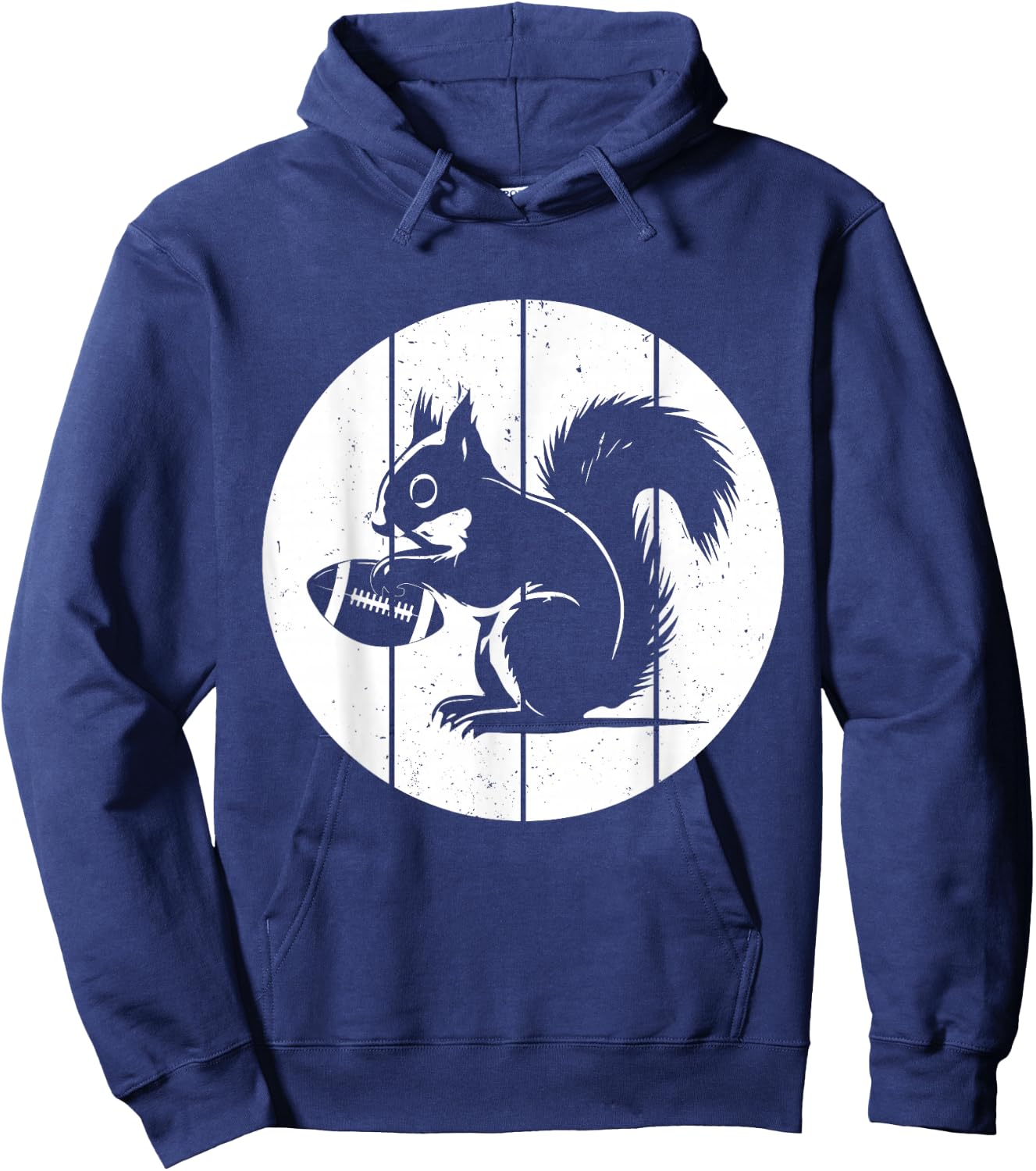 American Football Squirrel Football Player Squirrel Hoodie - Hoodie | Navy
