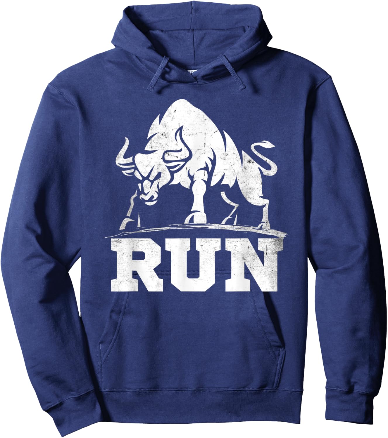Running Bull Raging Bulls Run Bullfight Cowboys Lover Animal Hoodie - Hoodie | Navy
