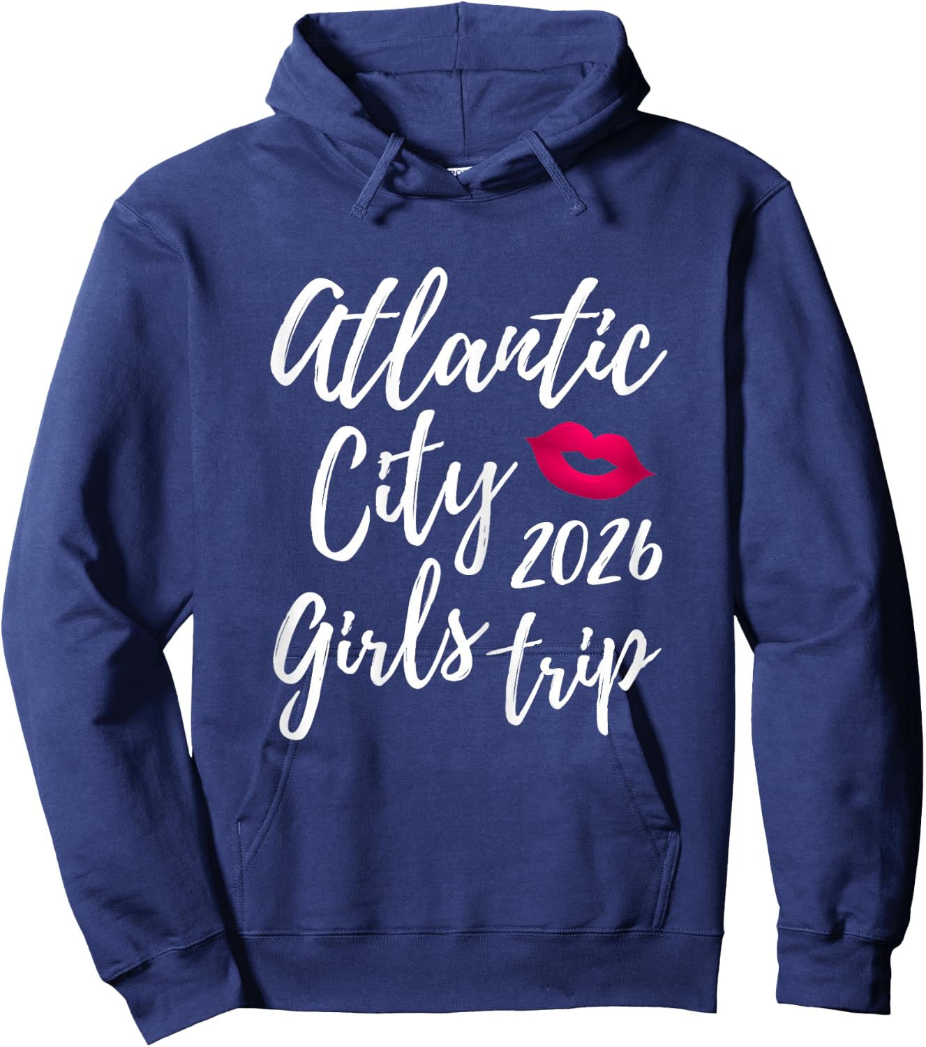 Atlantic City Girls Trip 2026 Bachelorette Vacation Group Hoodie - Hoodie | Navy
