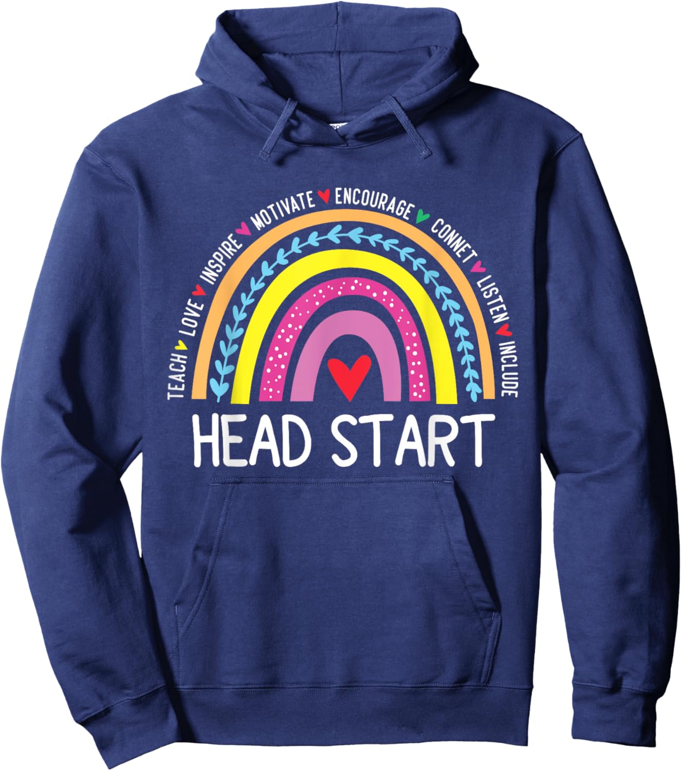Back to School Head Start Squad Homeschool Headstart Teacher Men Women Girls Kids Hoodie - Hoodie | Navy
