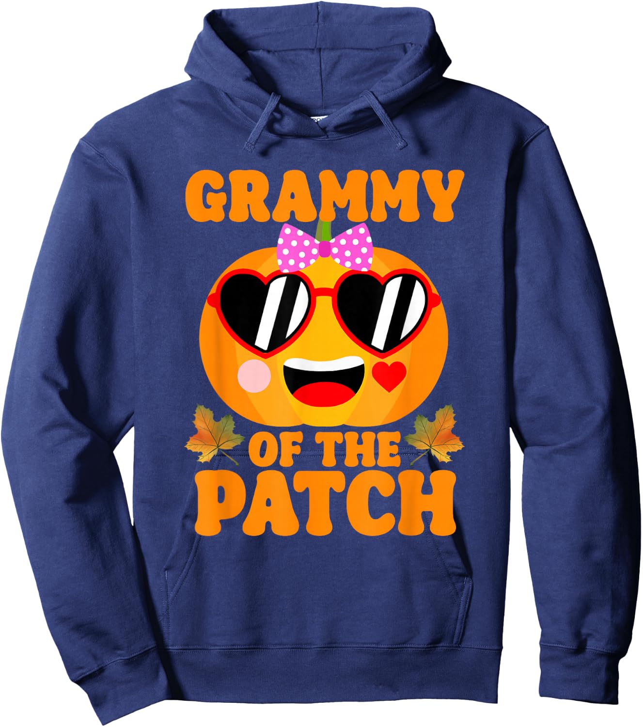 Grammy Of The Patch Pumpkin Halloween Family Matching Hoodie - Hoodie | Navy