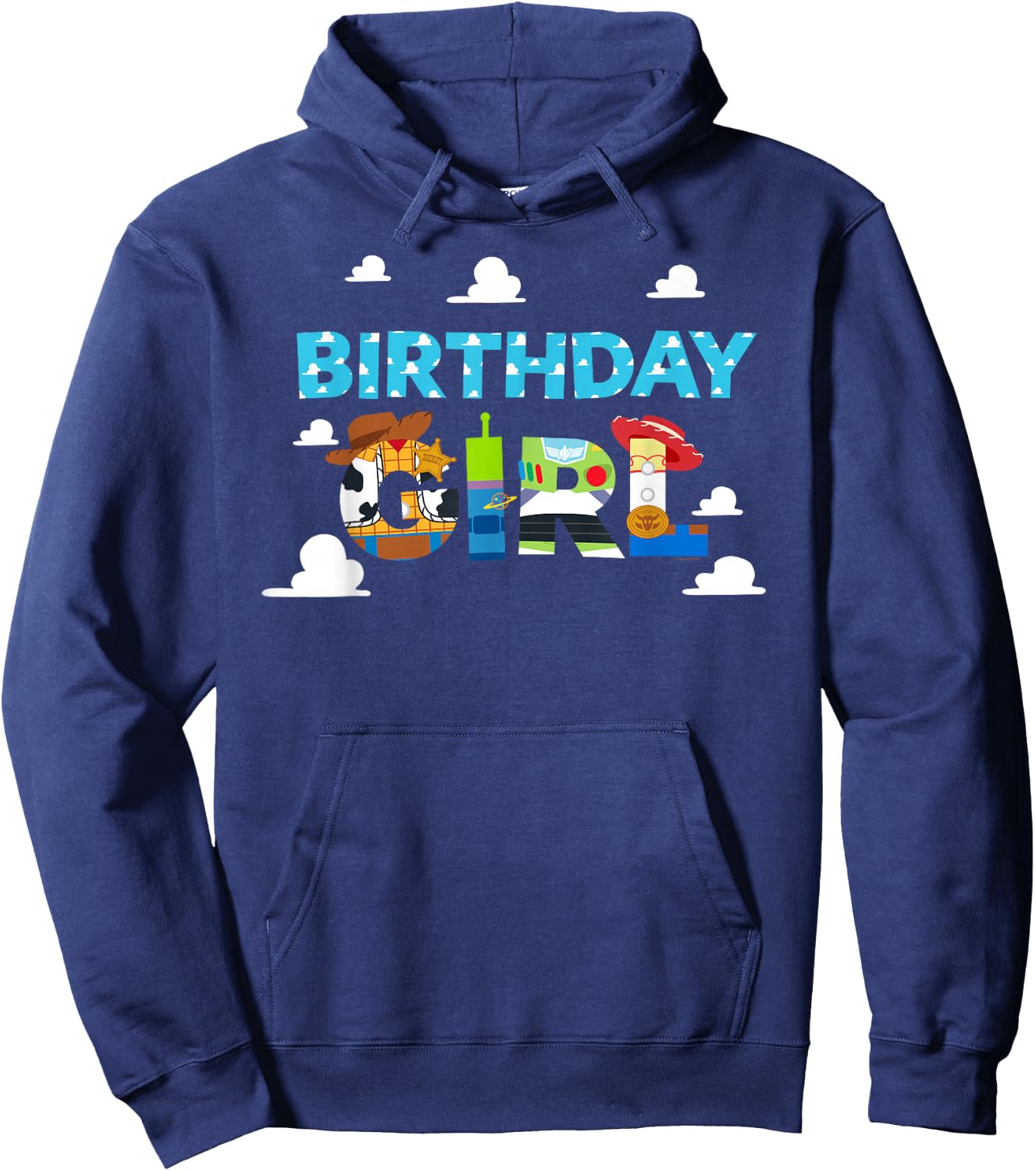 Disney and Pixar’s Toy Story Clouds Birthday Girl Hoodie - Hoodie | Navy