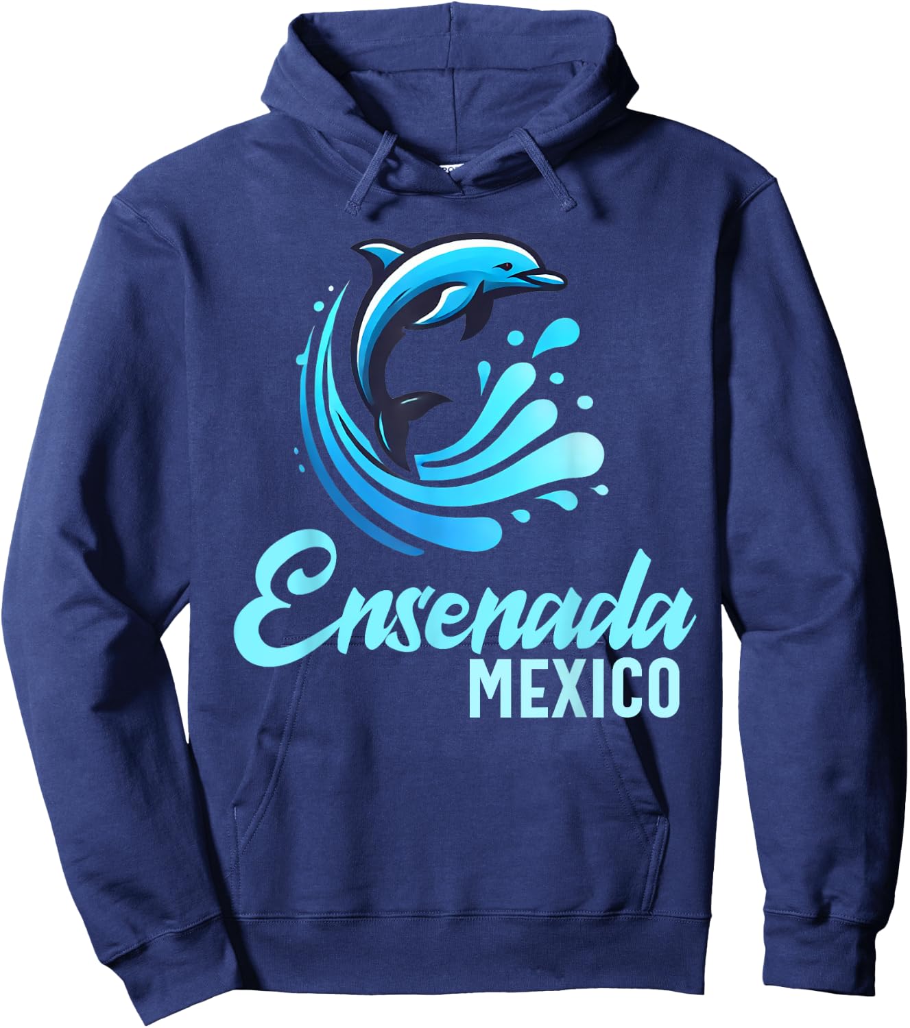 Ensenada Souvenir Mexico Retro Vintage Travel Men Women Hoodie - Hoodie | Navy