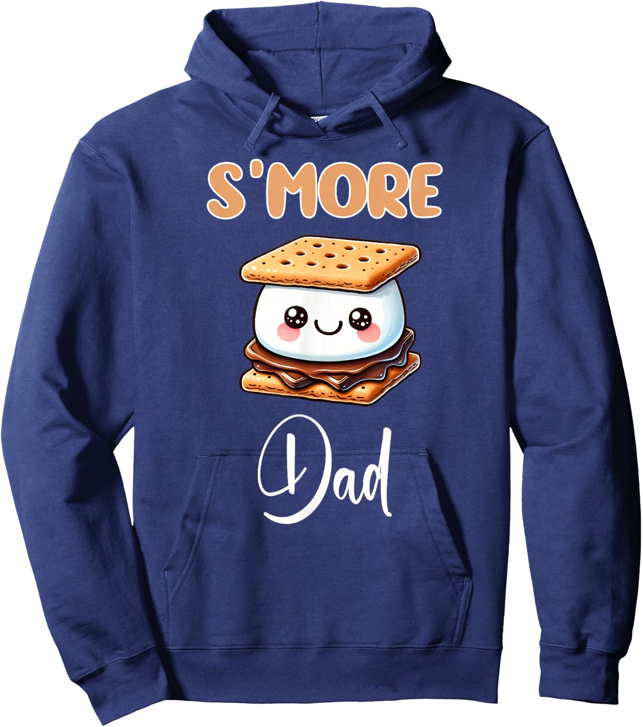 S'more Shirt Funny S'mores Dad S'mores Father Smores Lover Hoodie - Hoodie | Navy