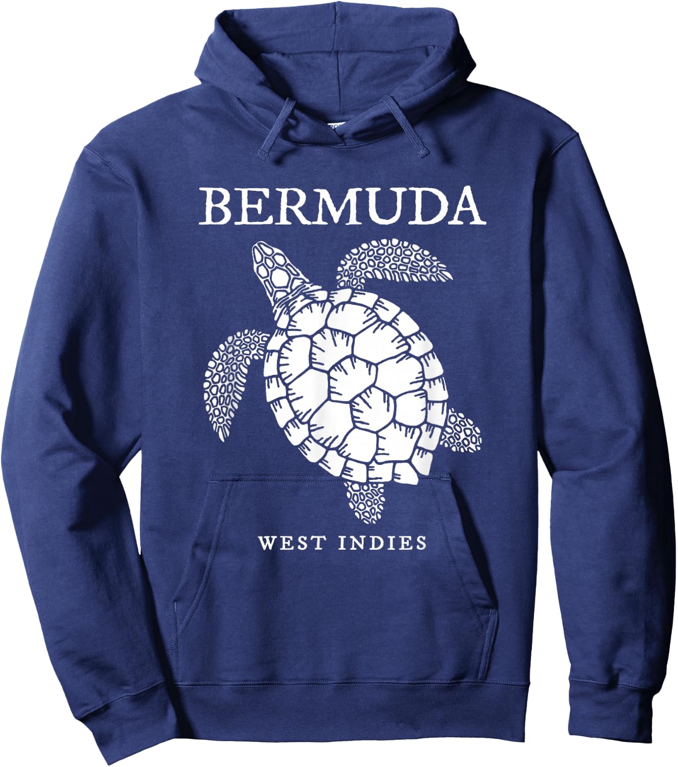 Bermuda Sea Turtle Girls Boys Toddler Souvenir Hoodie - Hoodie | Navy