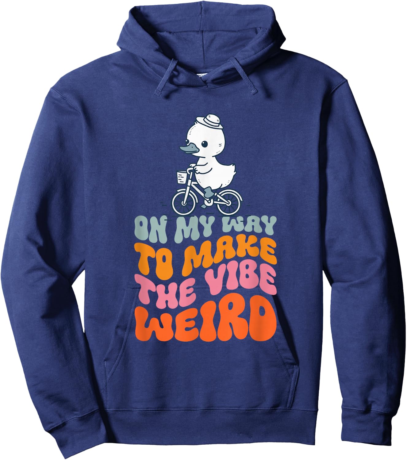 On My Way To Make The Vibe Weird Hoodie - Hoodie | Navy