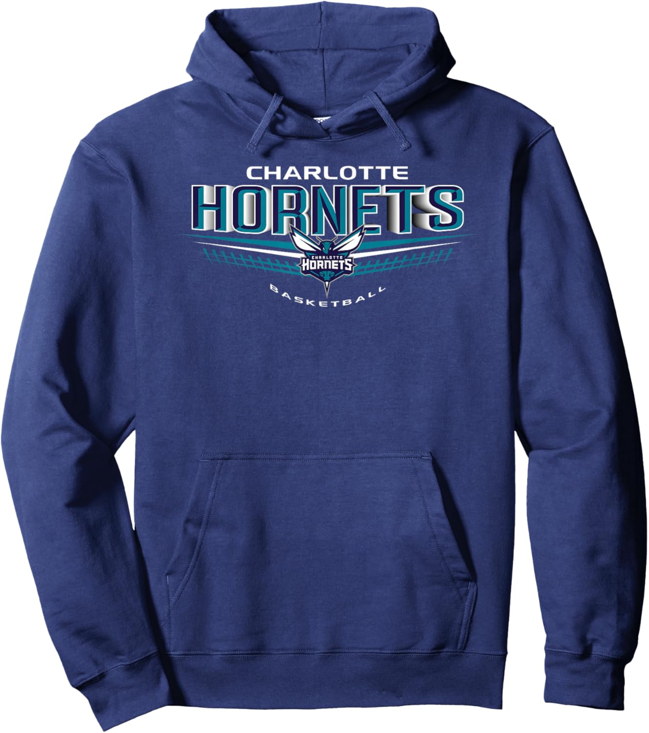 Charlotte Hornets NBA El Dorado - Black, -Adults & -Kids, Short Sleeve, Classic Fit, Polyester 100% Hoodie - Hoodie | Navy