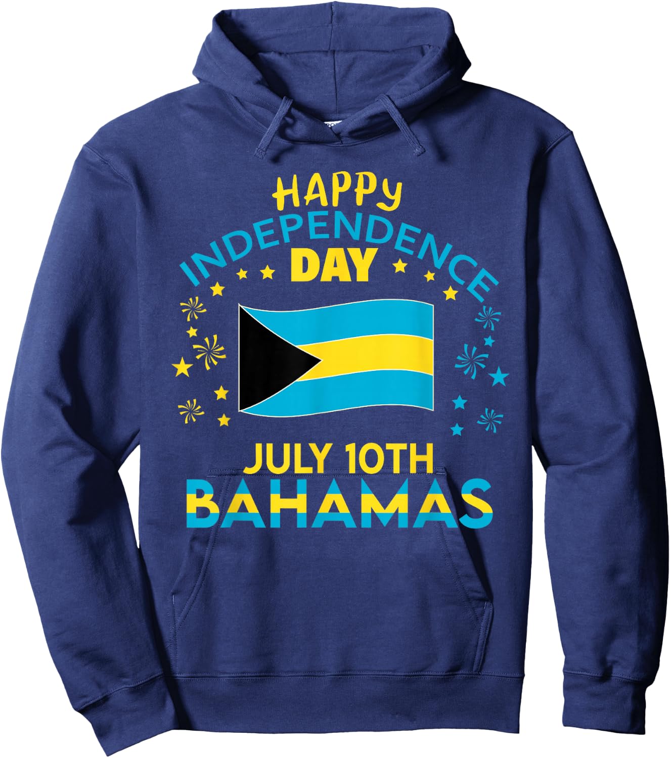 The Bahamas Independence Day Bahamian Pride The Bahamas Flag Hoodie - Hoodie | Navy