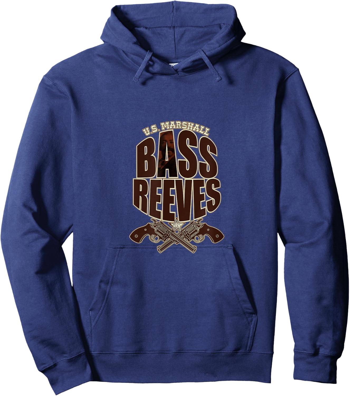 Bass Reeves Hoodie - Hoodie | Navy