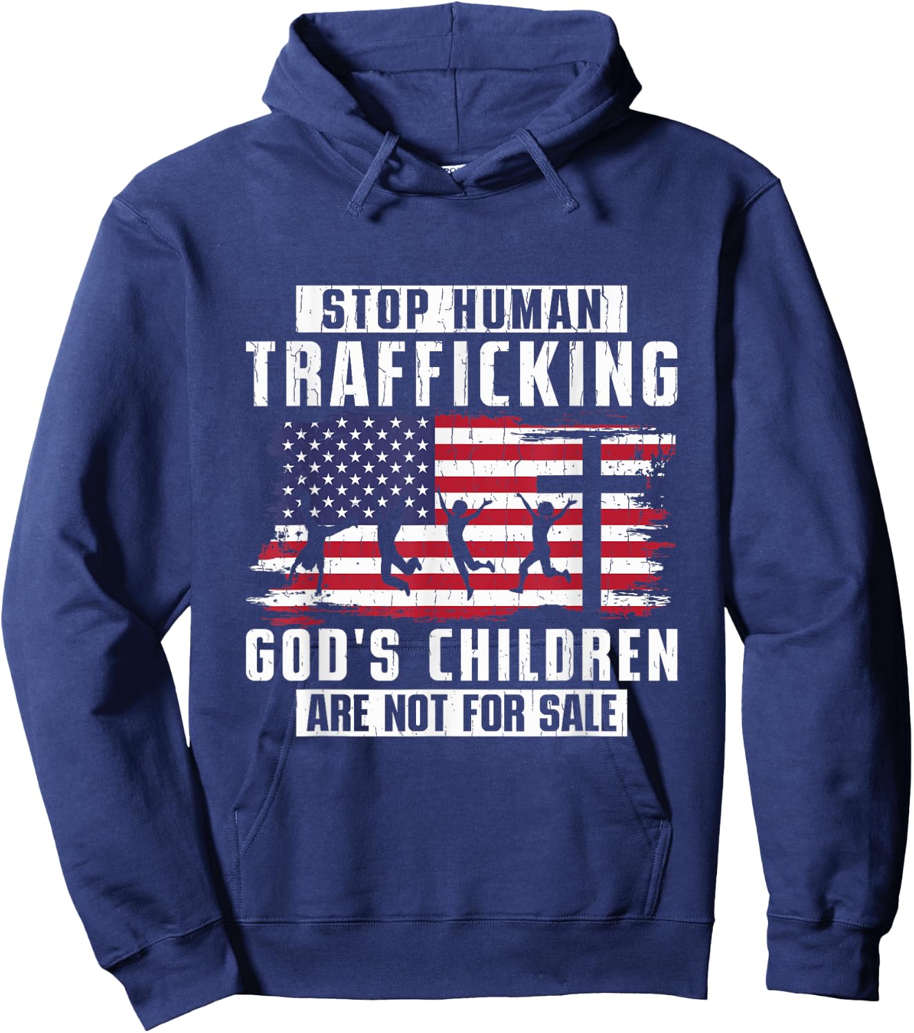 Stop Human Trafficking God's Children Are Not For Sale Hoodie - Hoodie | Navy
