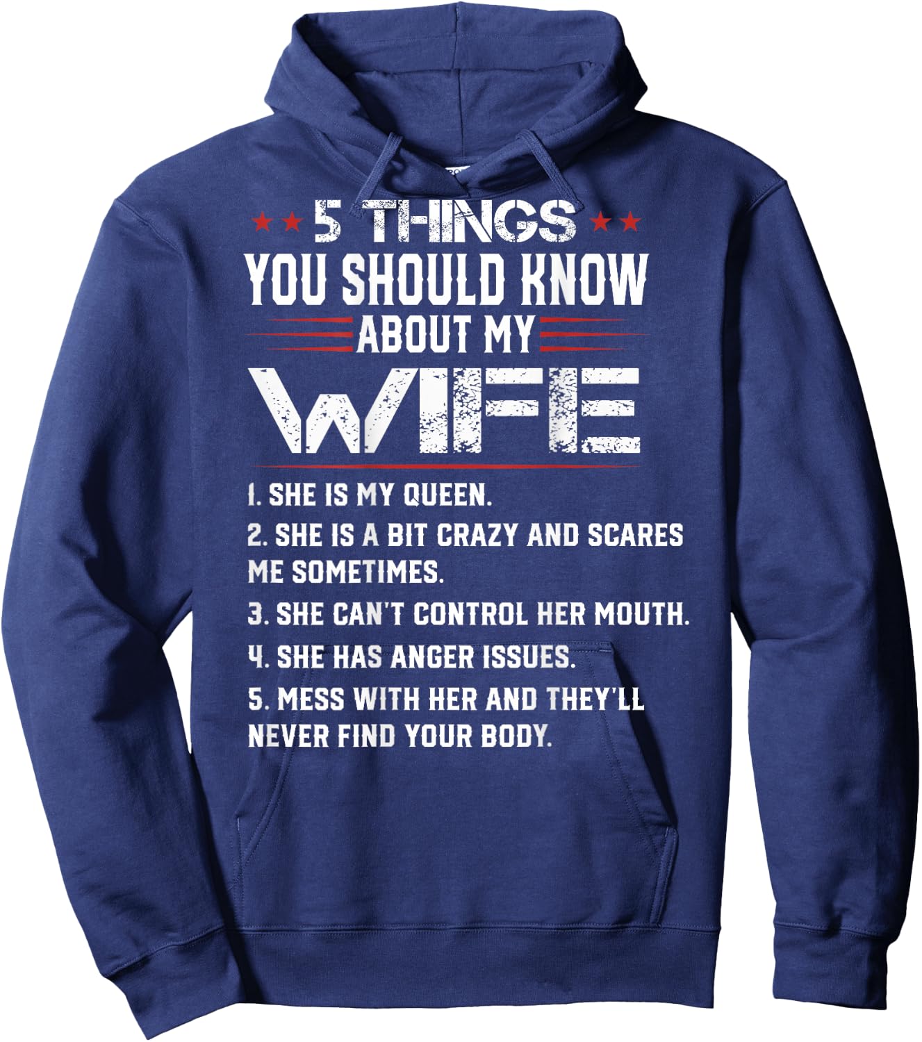 5 Things You Should Know About My Wife Mothers Day Gifts Hoodie - Hoodie | Navy