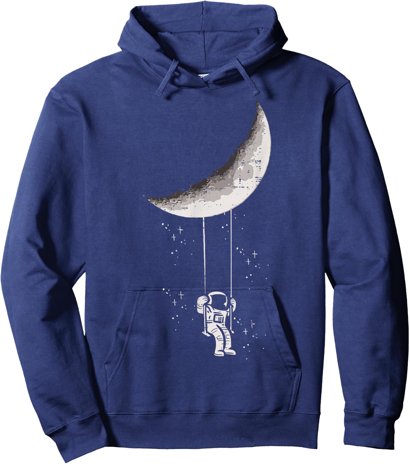 Moon Swing Space Astronaut Spaceman Men Women Kids Youth Hoodie - Hoodie | Navy