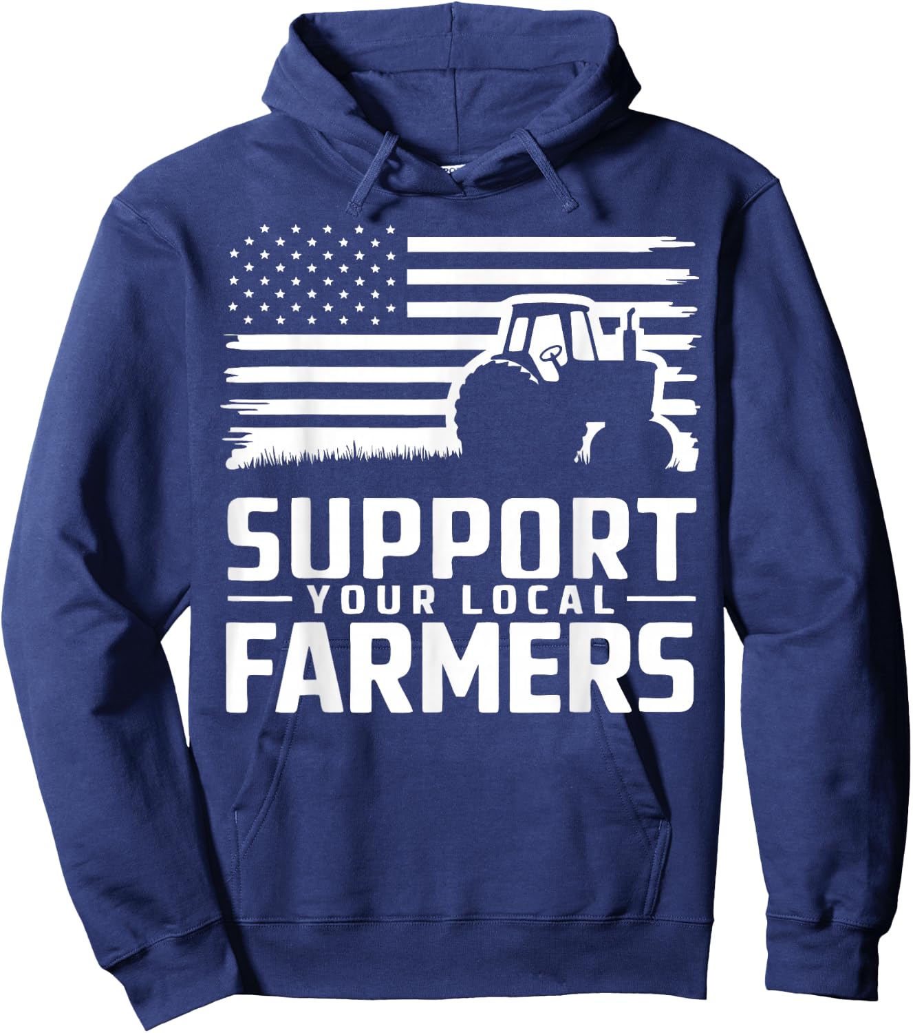 Support You Local Farmers Hoodie - Hoodie | Navy
