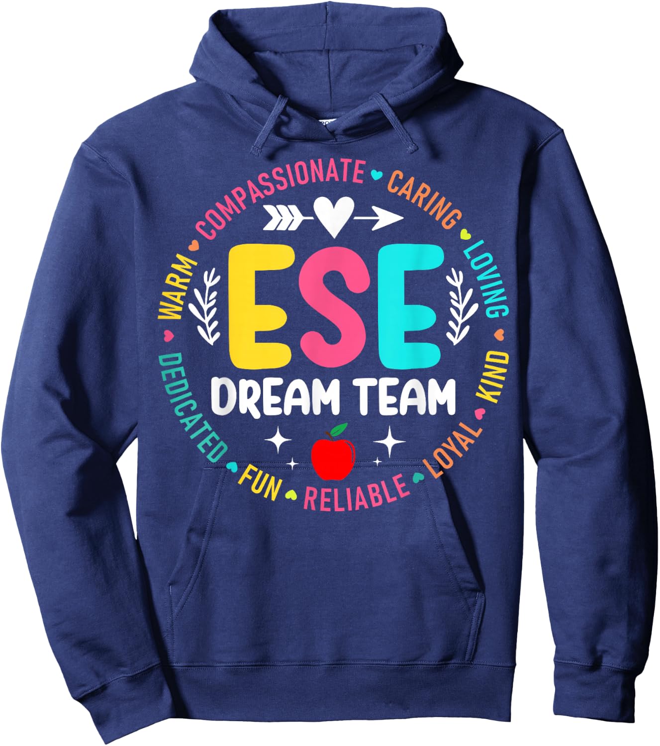 Ese Dream Team Exceptional Education Sped Ese Teacher Hoodie - Hoodie | Navy
