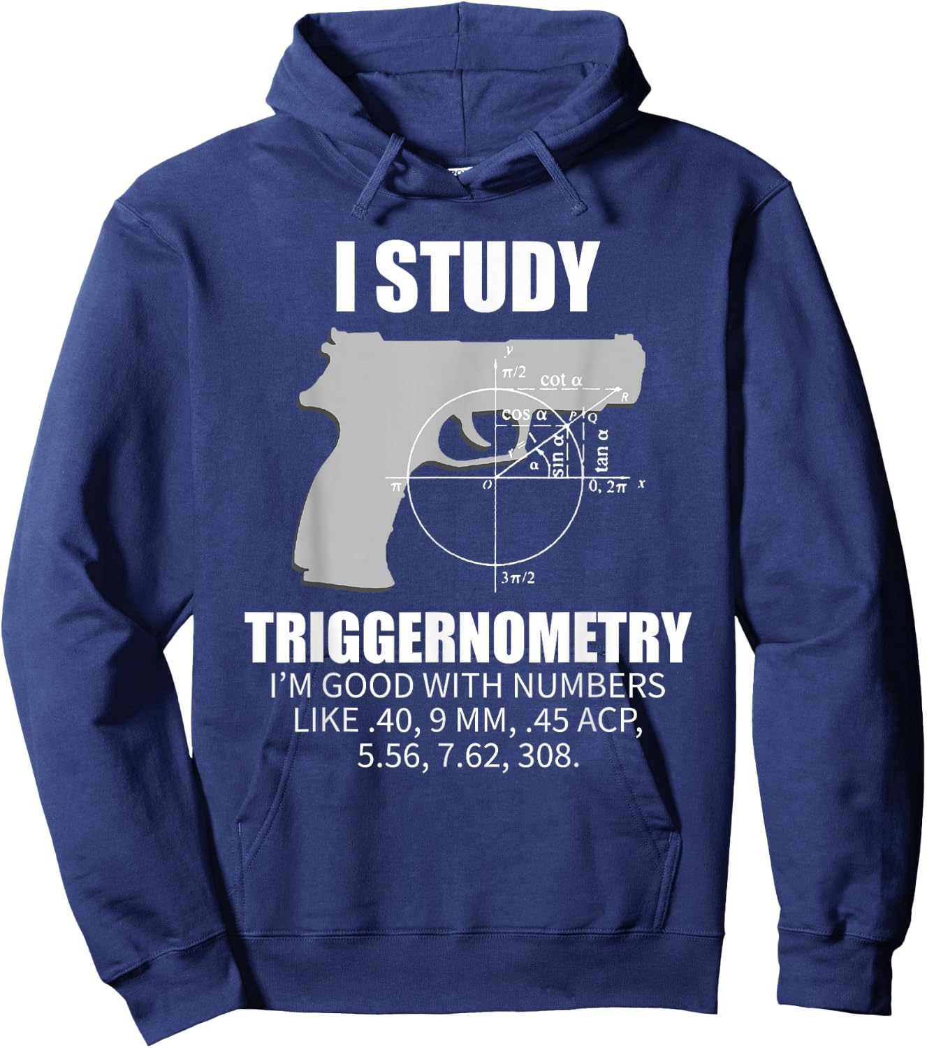Triggernometry Gun Owner 2nd Amendment Rights Gift Hoodie - Hoodie | Navy