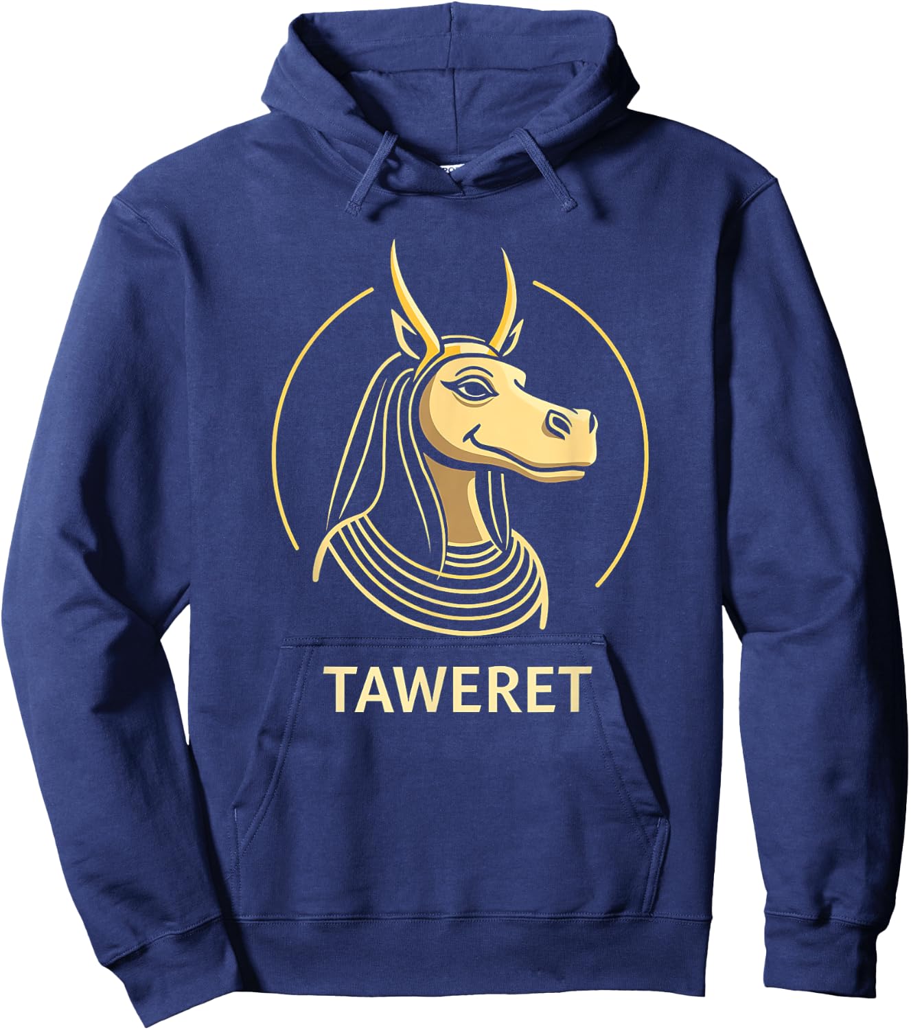 Taweret Egyptian Goddess Hoodie - Hoodie | Navy