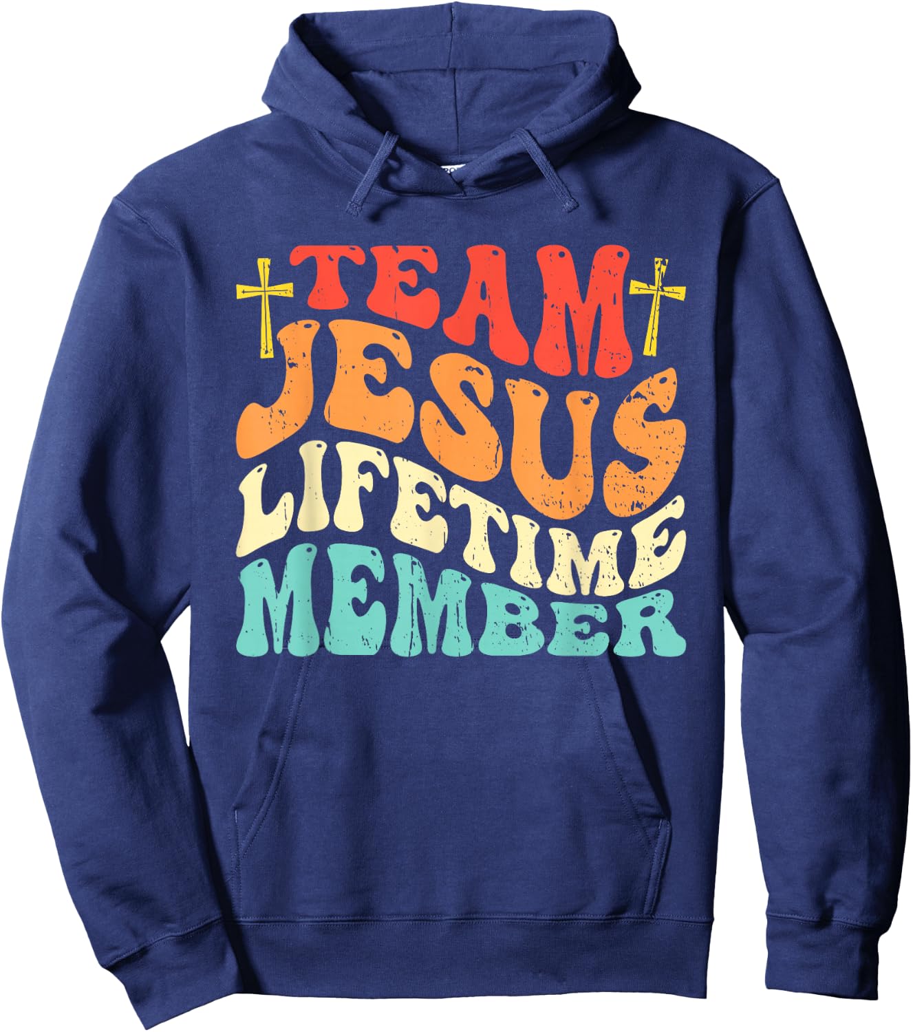 Christian - Team Jesus 03 Faith Hope Love Hoodie - Hoodie | Navy