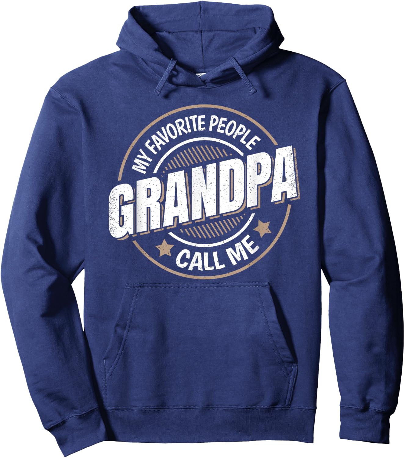 My Favorite People Call Me Grandpa Funny Grandpa Saying Hoodie - Hoodie | Navy