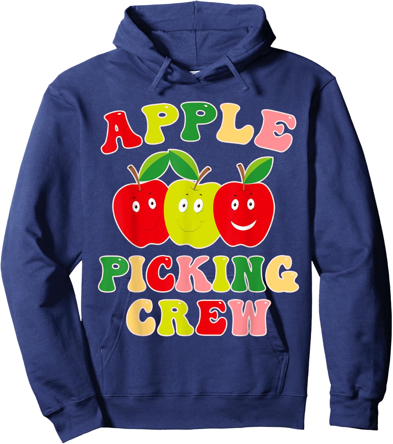 Apple Picking Crew Apple Picking Outfit Apple Harvest Season Hoodie - Hoodie | Navy