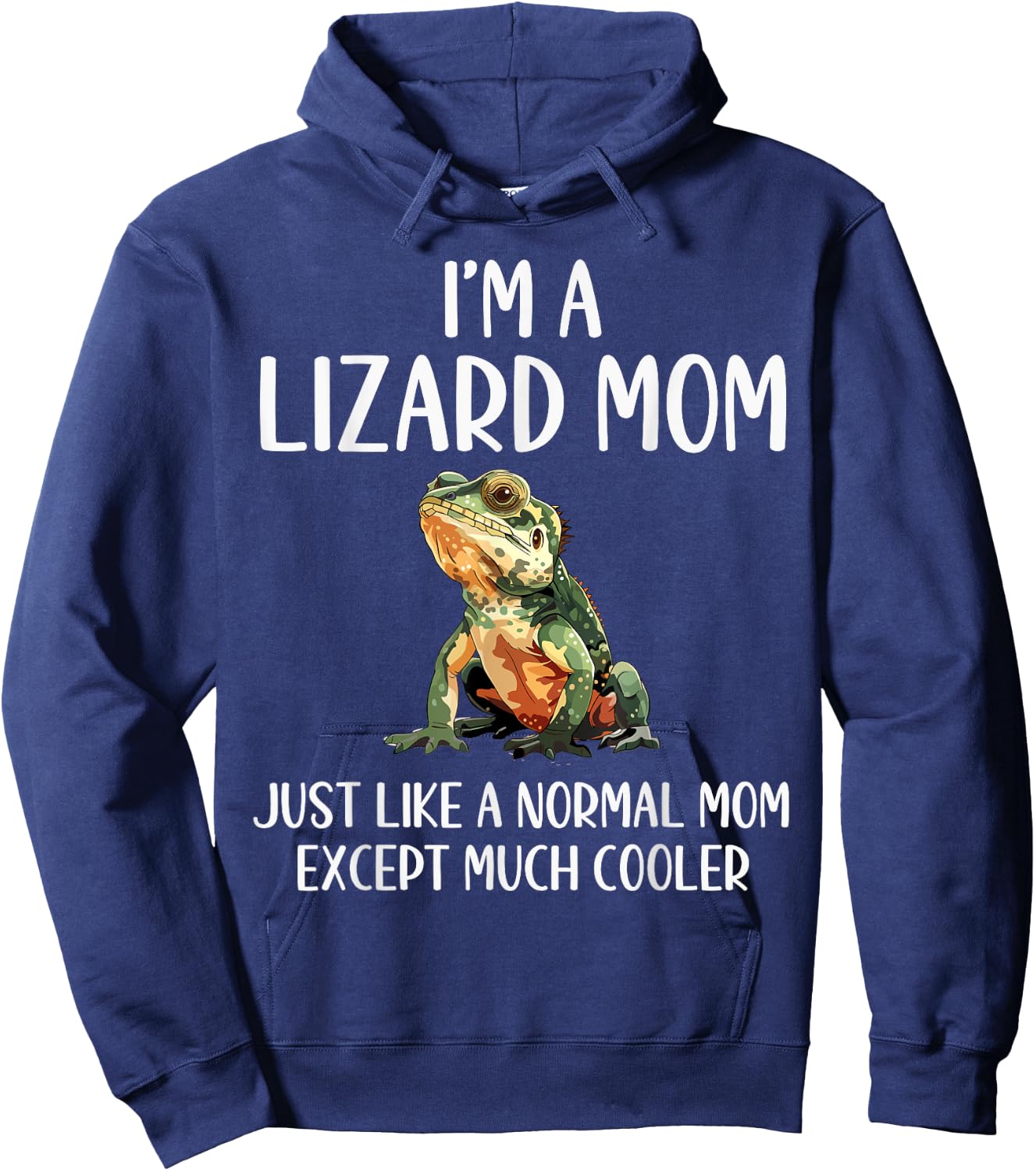 Lizard Mom Definition Funny Lizard Animals Lover Mothers Day Hoodie - Hoodie | Navy
