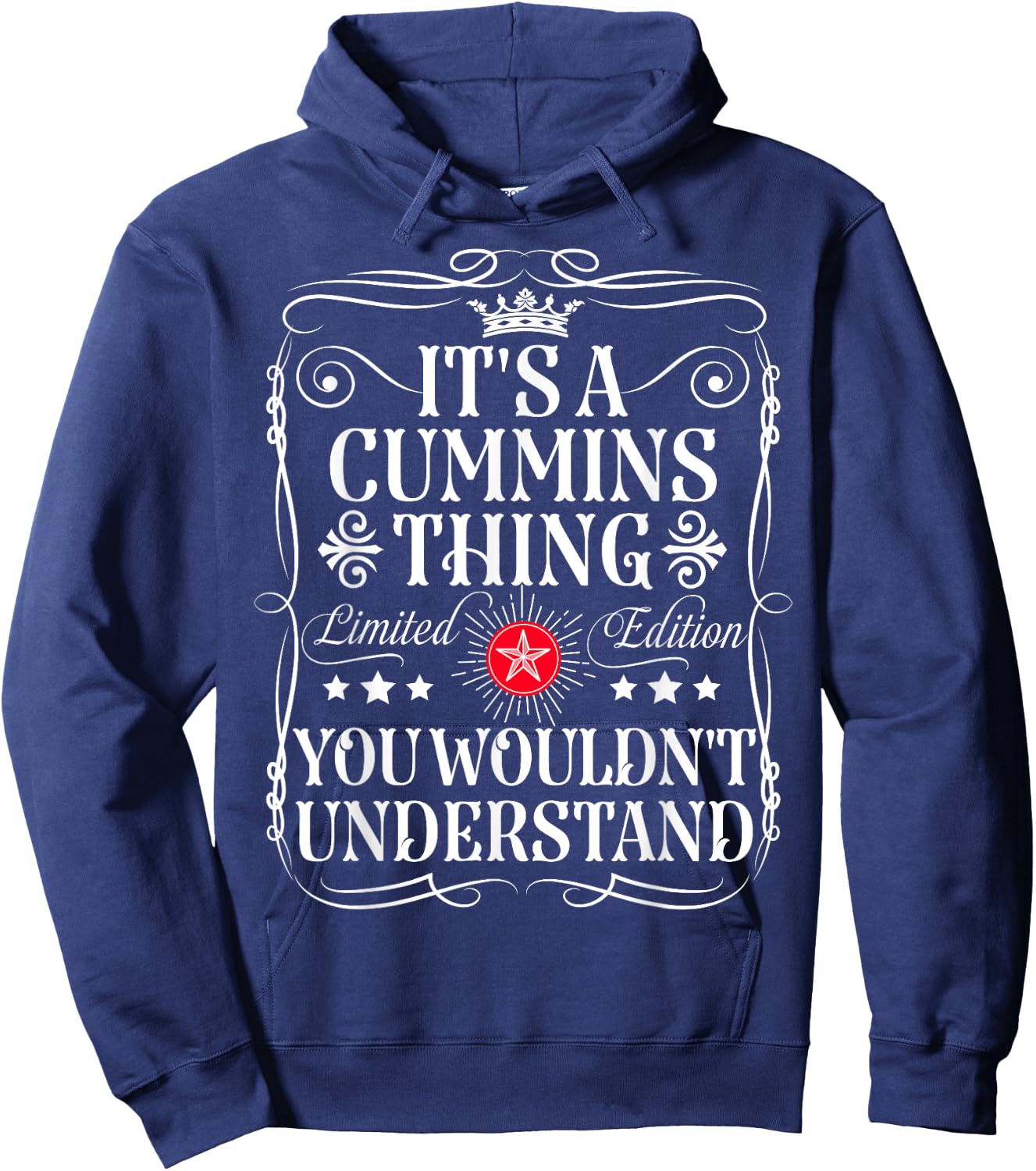 Cummins Name Its A Cummins Thing You Wouldn't Understand Hoodie - Hoodie | Navy