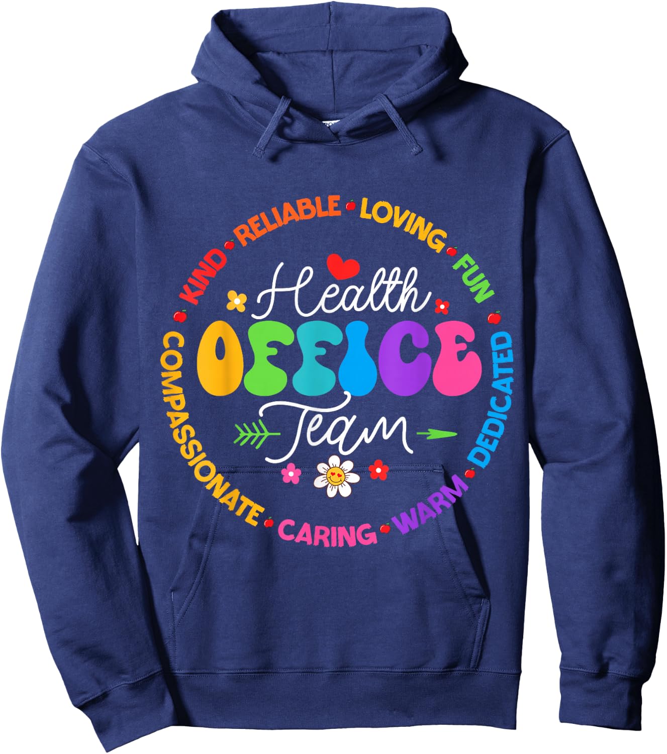 Health Office Team School To School & Appreciation Week Hoodie - Hoodie | Navy