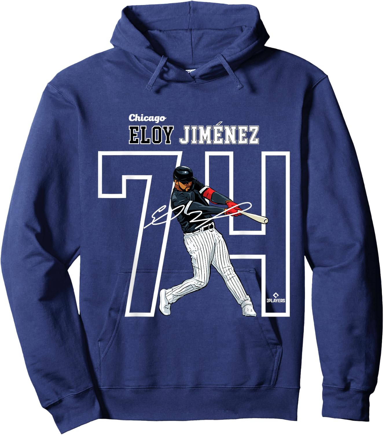 Eloy Jimenez | Chicago Baseball Players | MLBEJZ3004 Hoodie - Hoodie | Navy