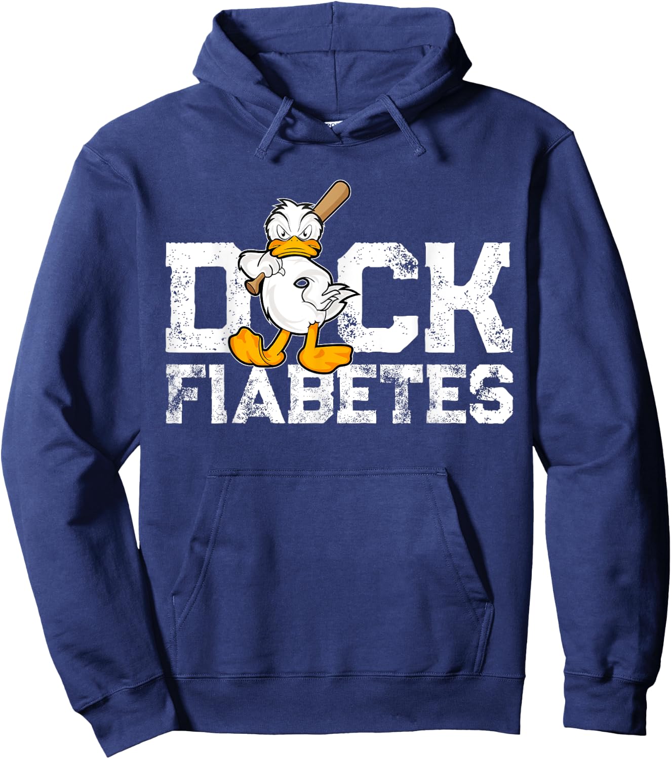 Duck Fiabetes - Funny Diabetes Diabetic Fun Gift Hoodie - Hoodie | Navy