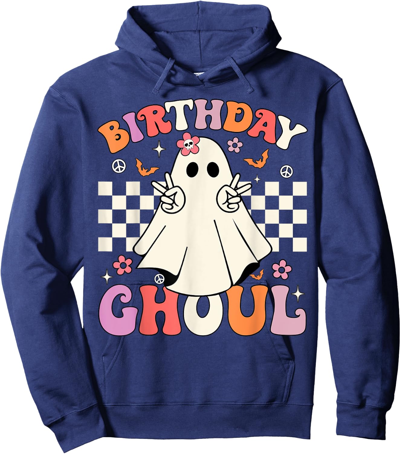 Halloween Birthday Ghoul Party Anniversary Booday Women Girl Hoodie - Hoodie | Navy